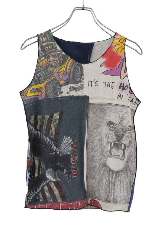 graphic tank top/RM-［2608-068］