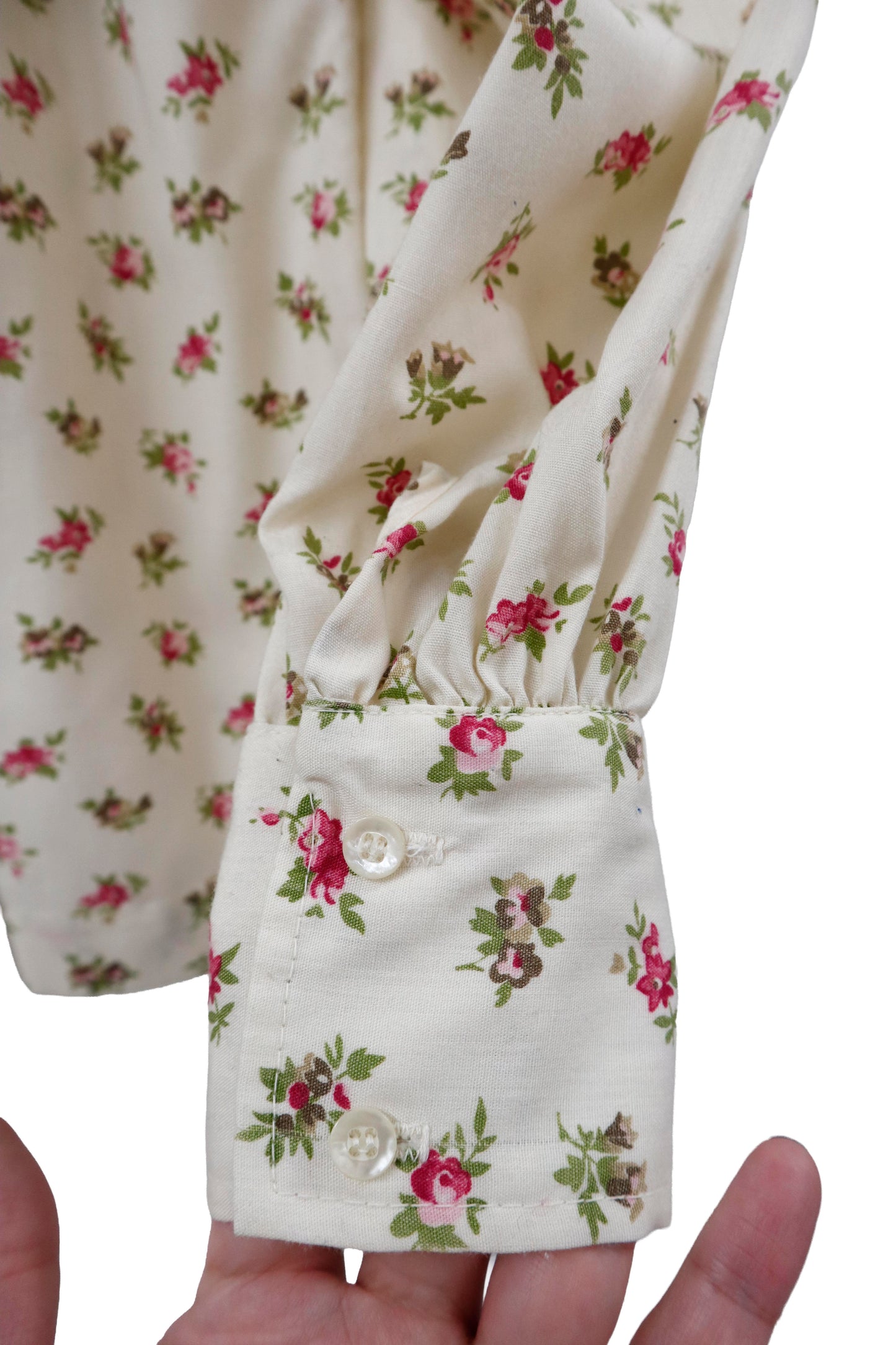 flower print shit/U-［2605-016］