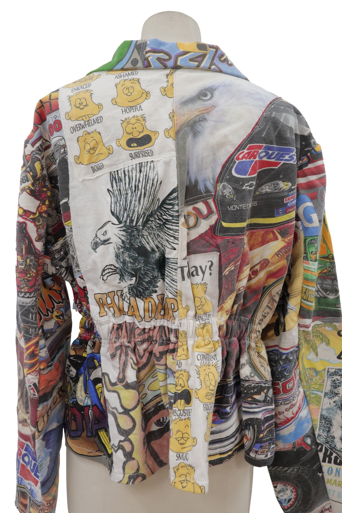 patchwork jacket/RM-［2608-095］