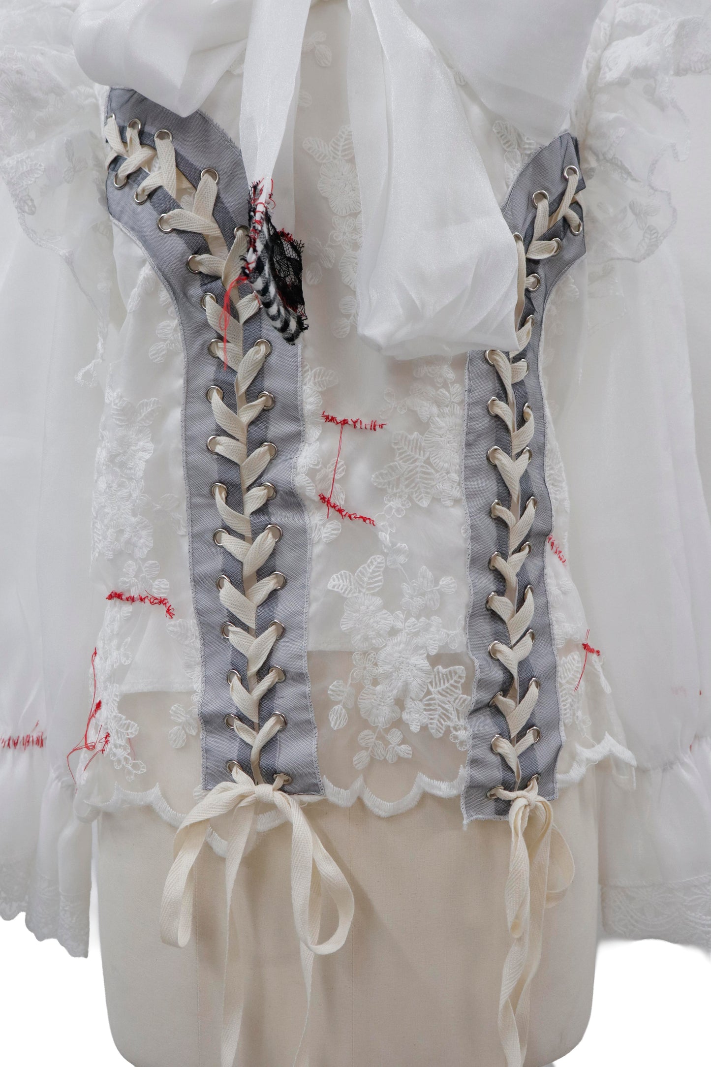 lace up repair shirt/RM-［2605-050］