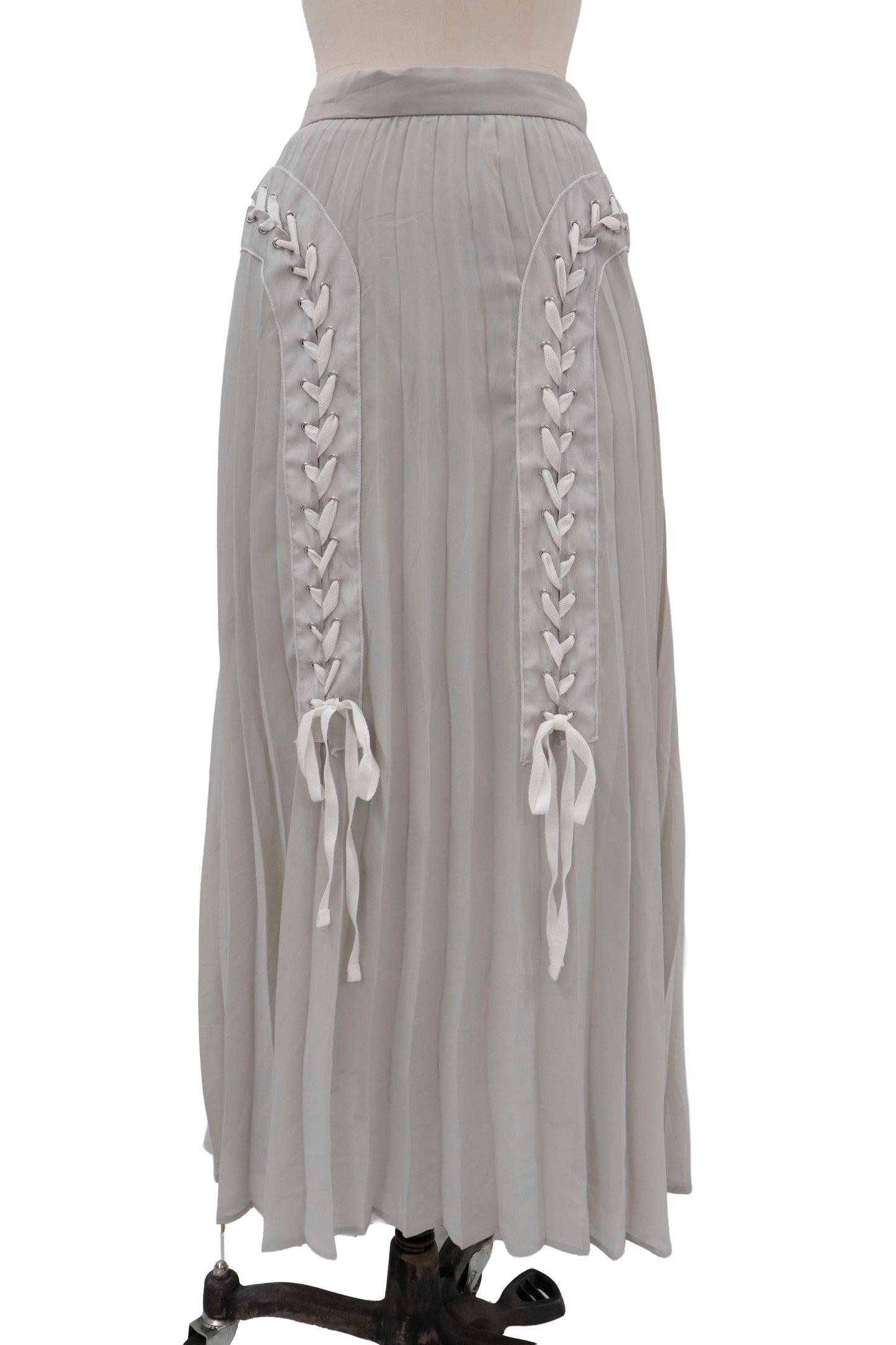 lace up skirt/RM-［2605-063］