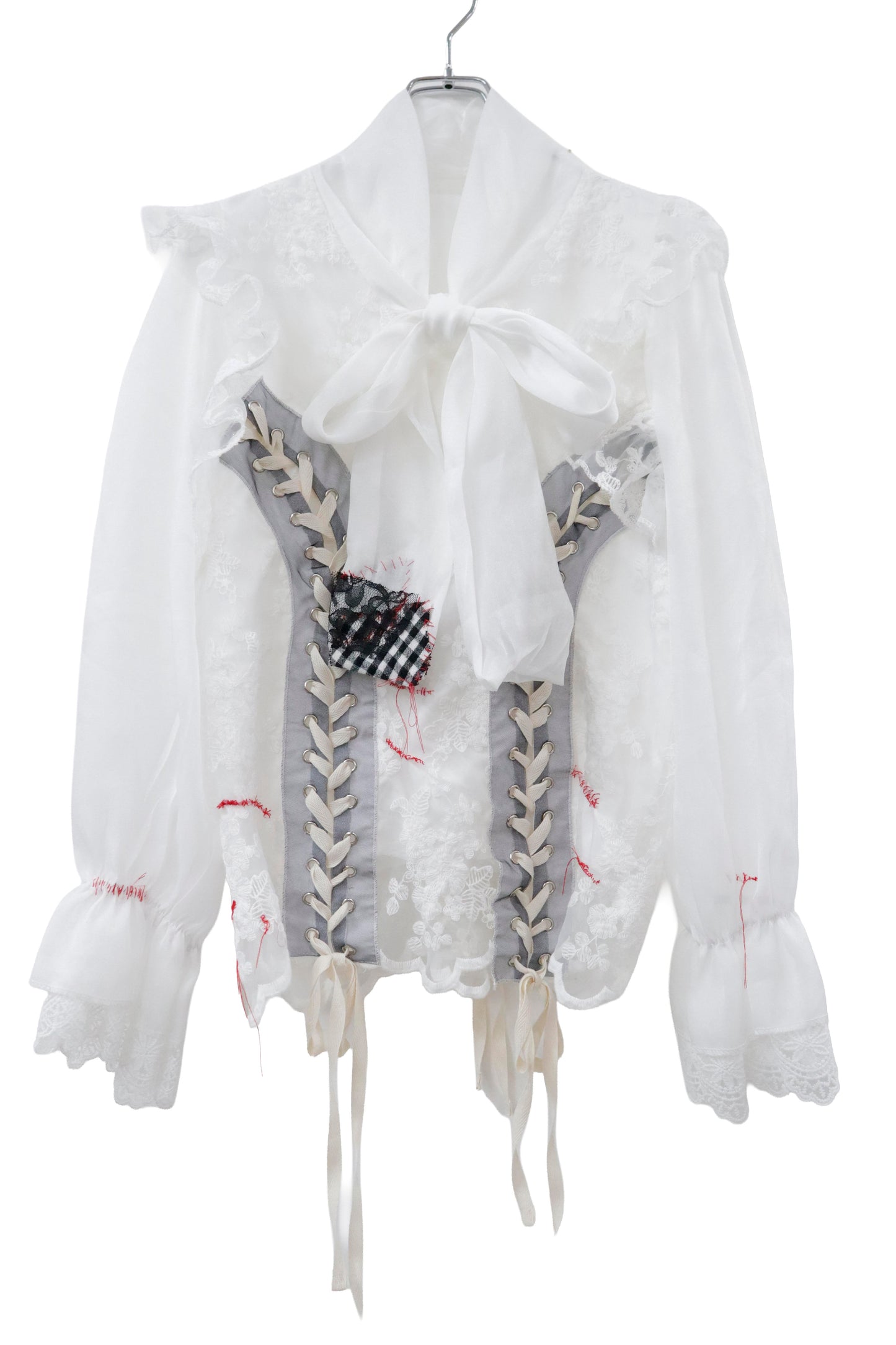lace up repair shirt/RM-［2605-050］