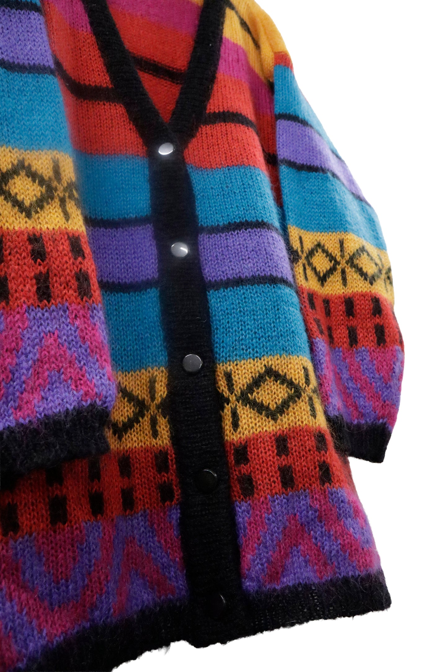 90's mohair blend cardigan / NV-［2601-020］