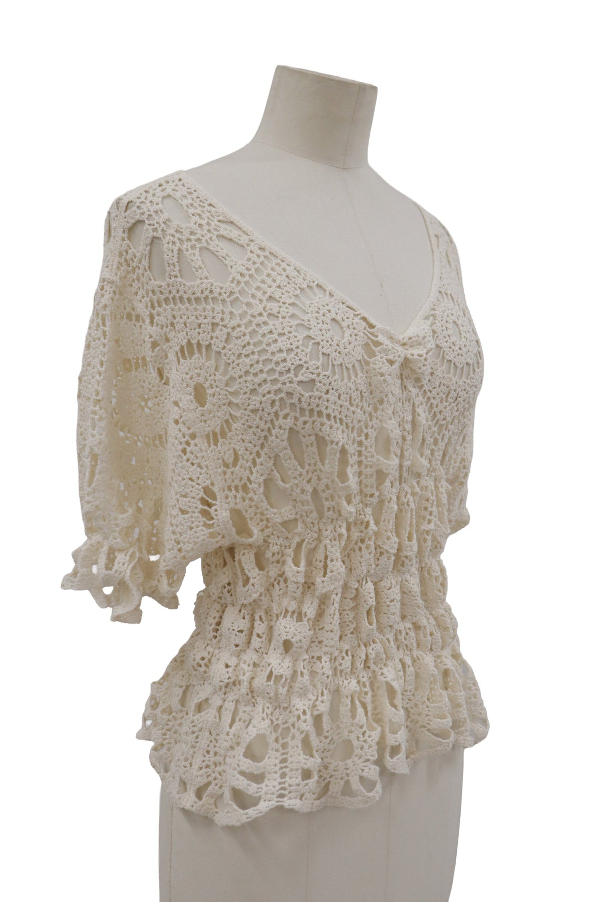 shirring lace tops/RM-［2607-157］