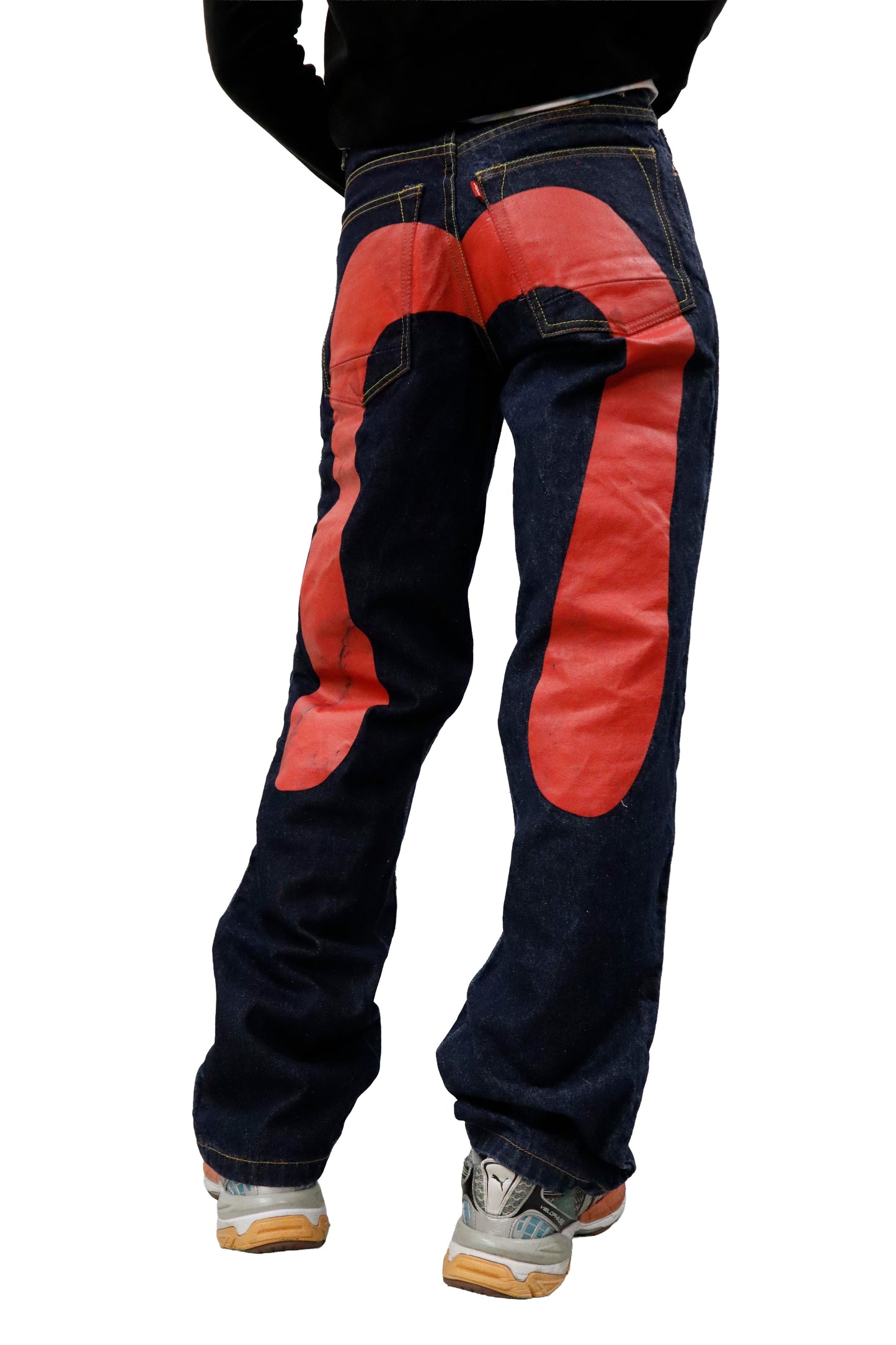 EVISU paint denim pants/U-［2605-004］