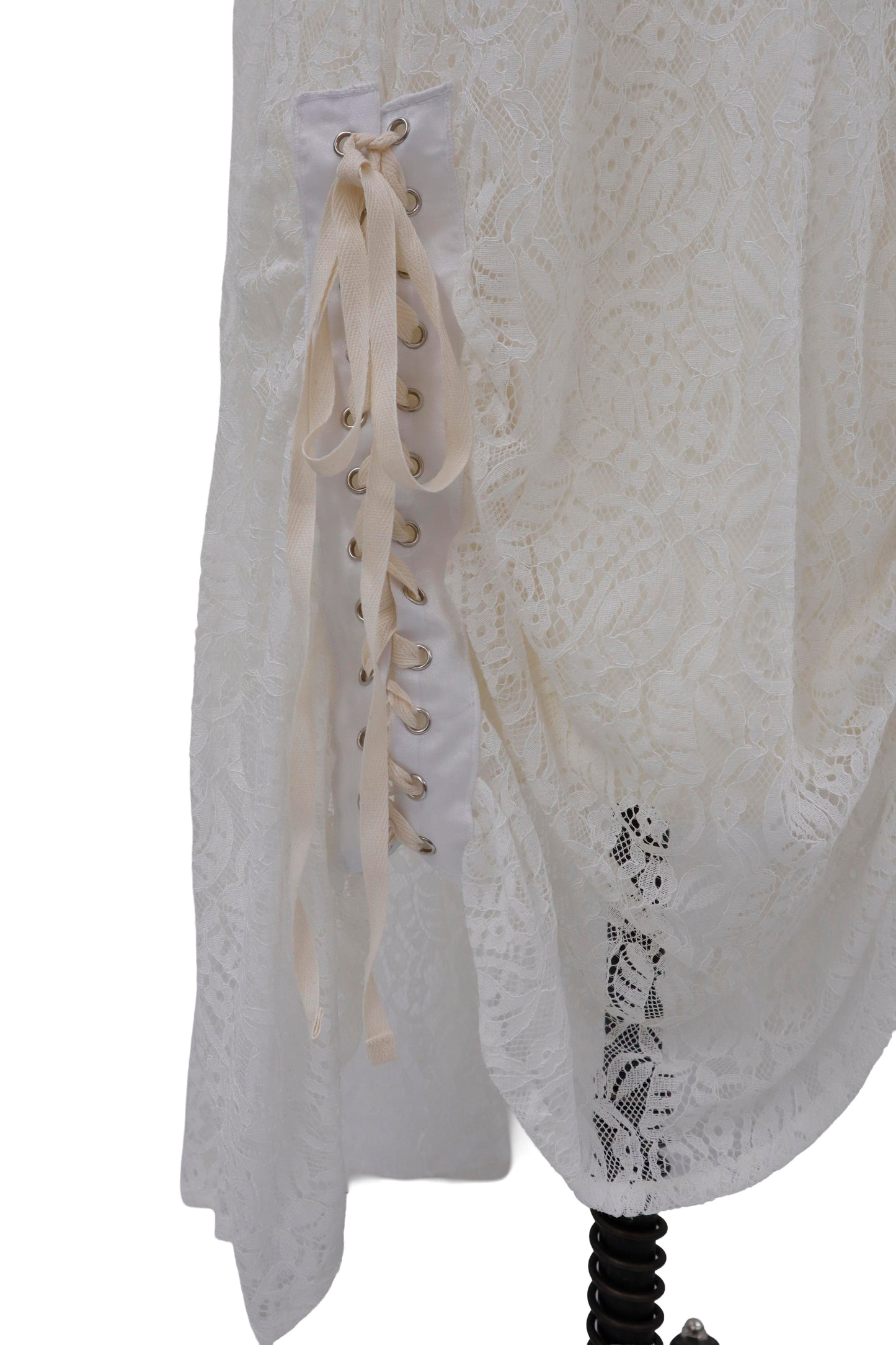 lace up skirt/RM-［2605-059］