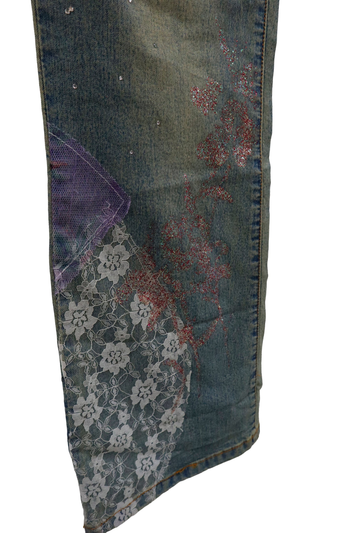 grunge Y2K denim pants/U-［2601-061］