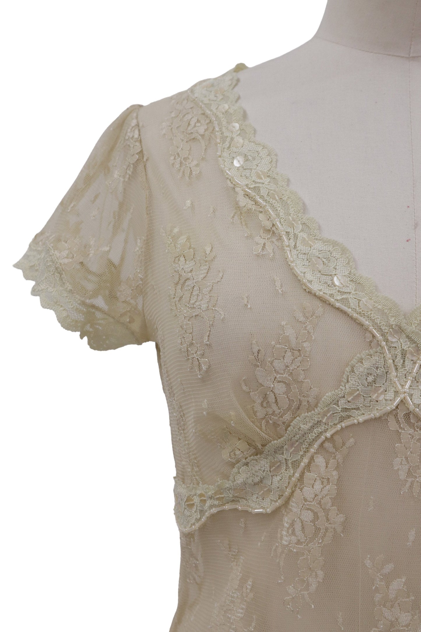 lace sequin blouse/RM-［2607-019］