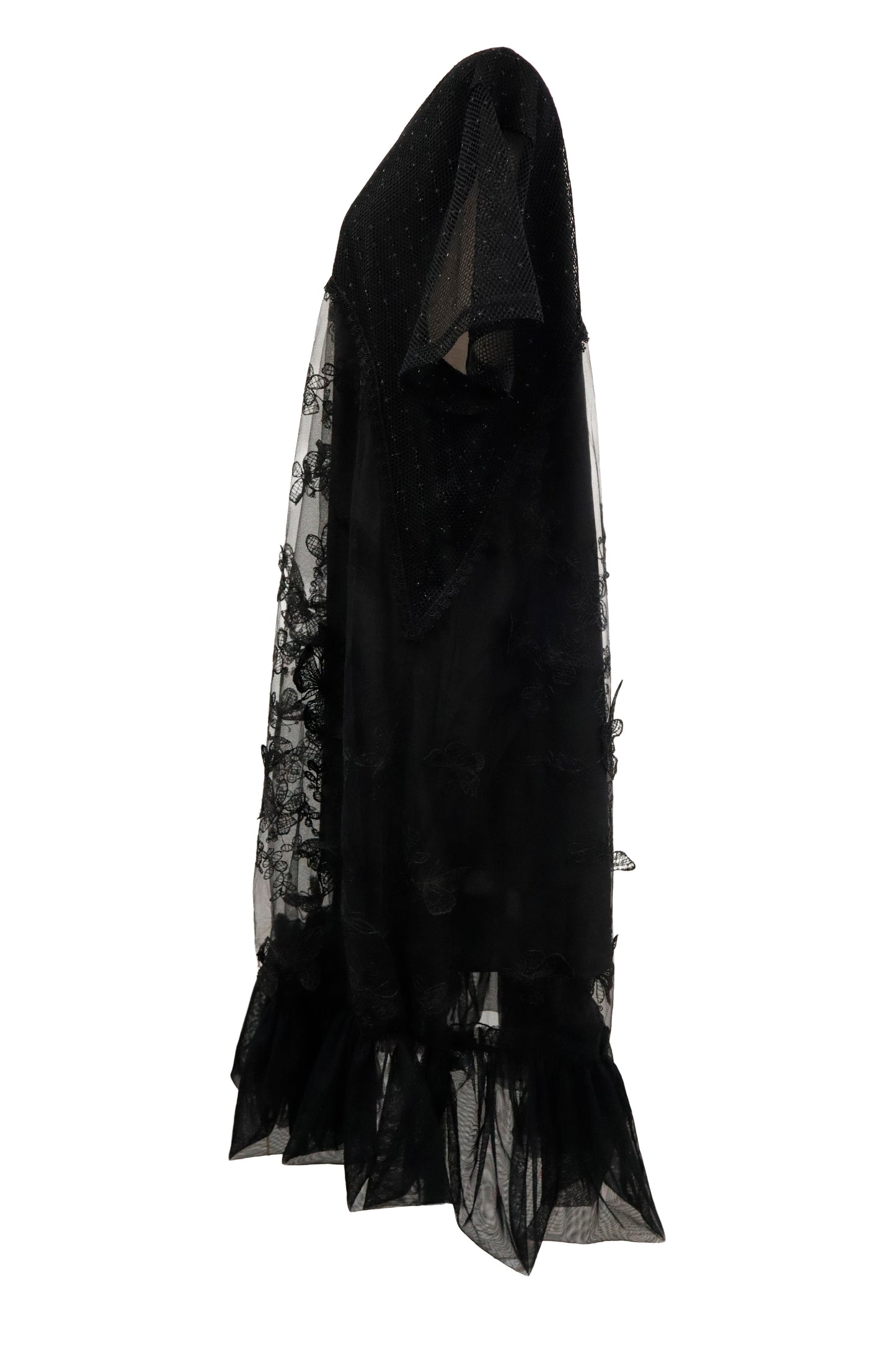 mesh frill dress/RM-［2602-109］