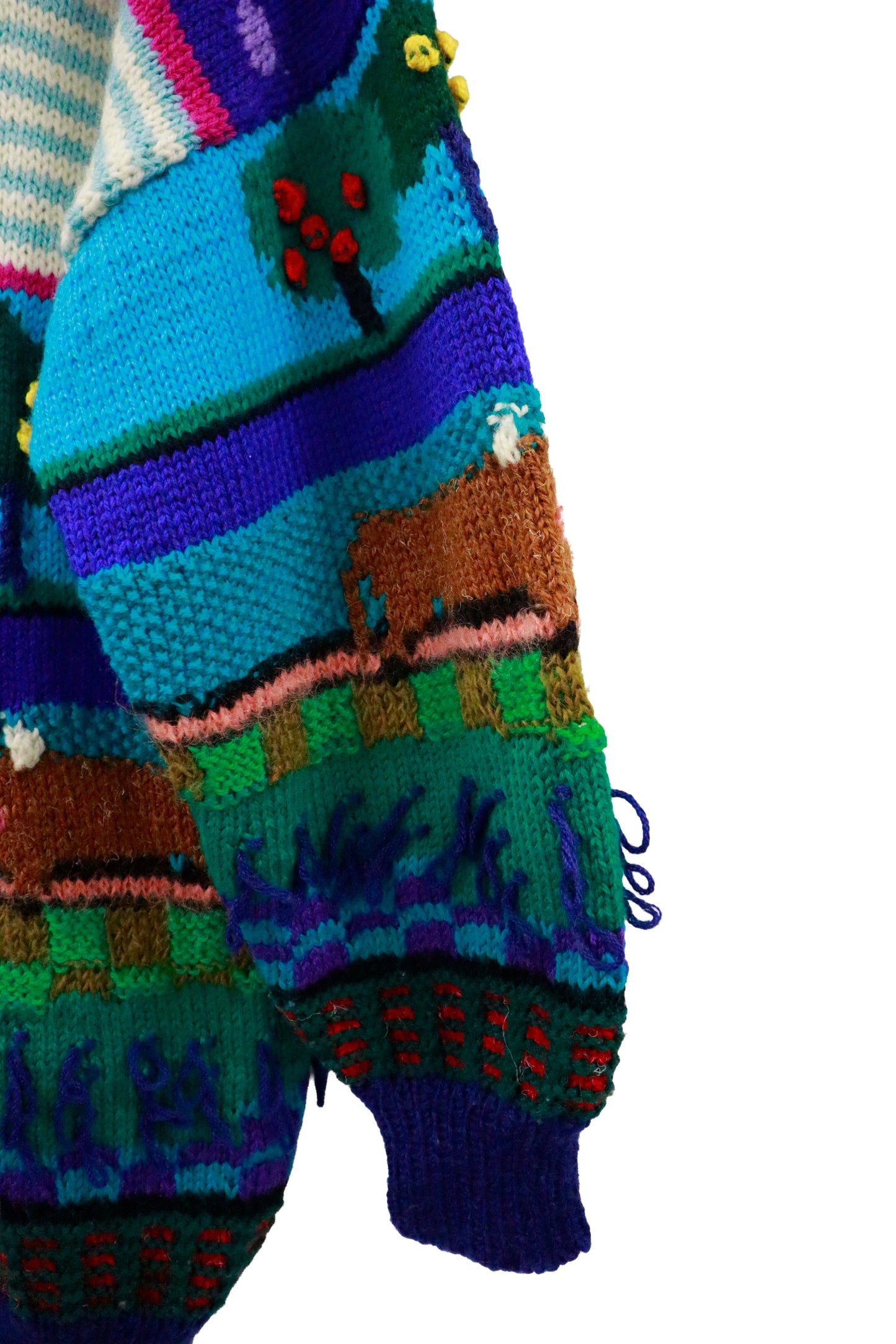 80's knit sweater / NV-［2601-054］