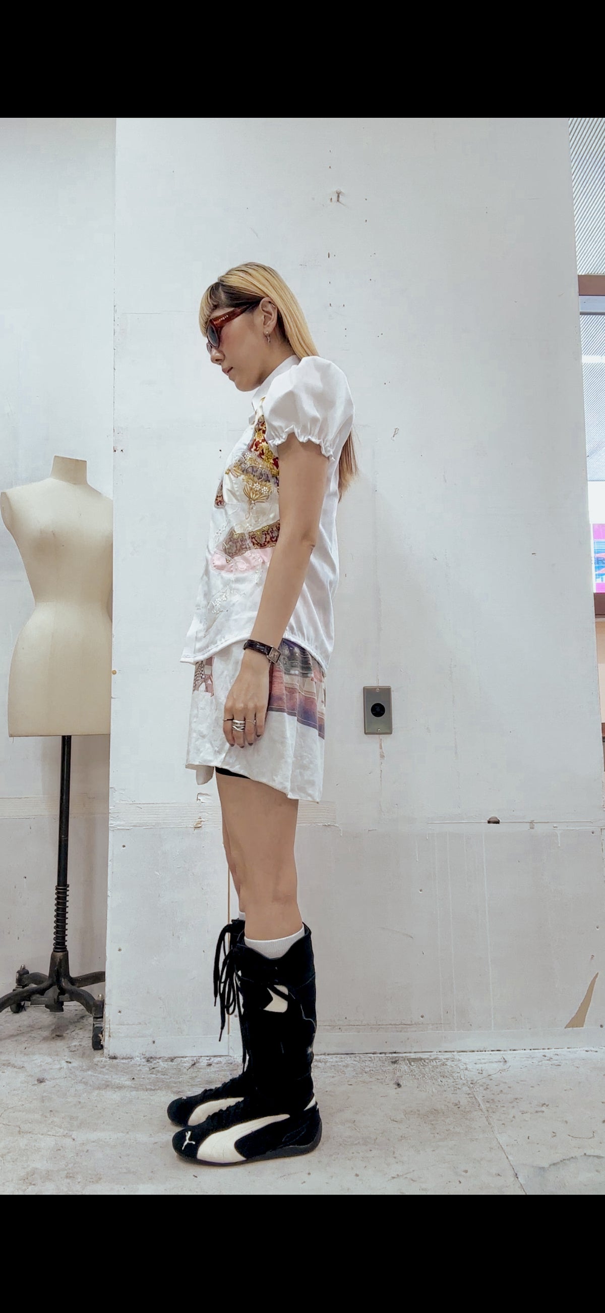 Rolling Stones racing long tanktop/RM-［2606-020］