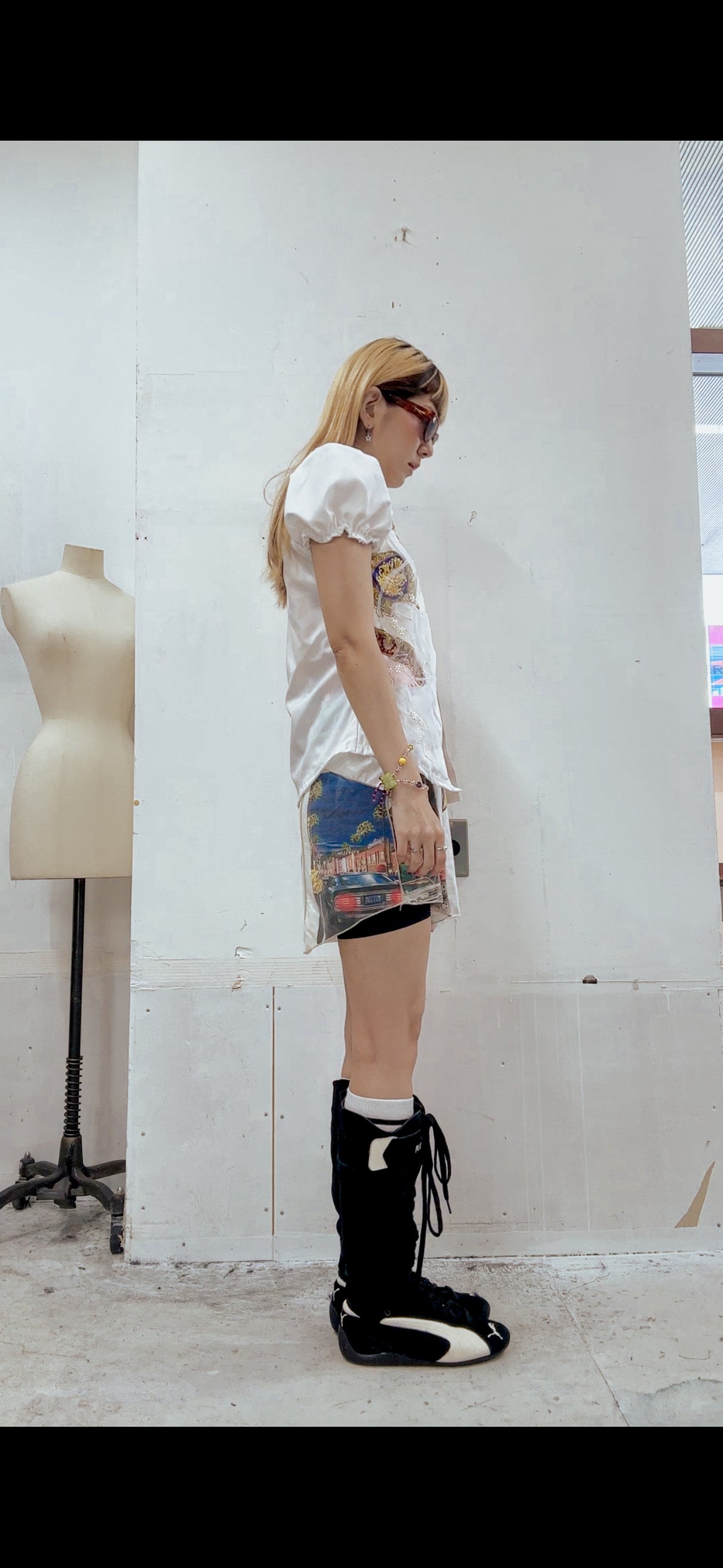 Rolling Stones racing long tanktop/RM-［2606-020］