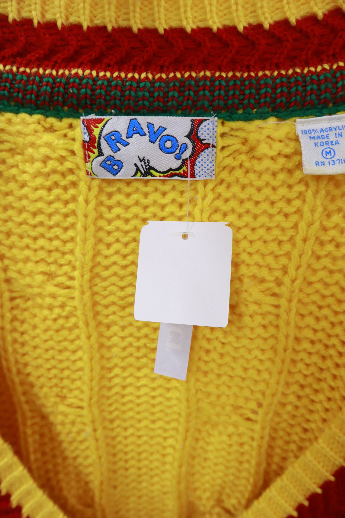 90's college knit/NV-［2511-080］