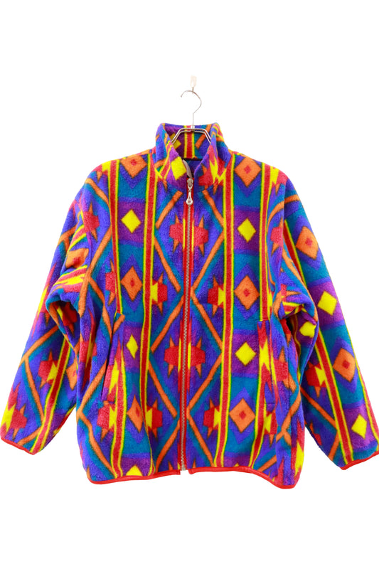 90's DESCENTE fleece jacket/NV-［2511-095］