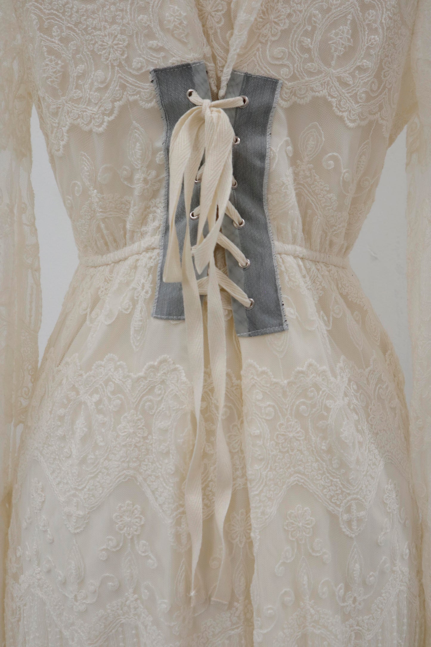 lace up dress/RM-［2605-052］