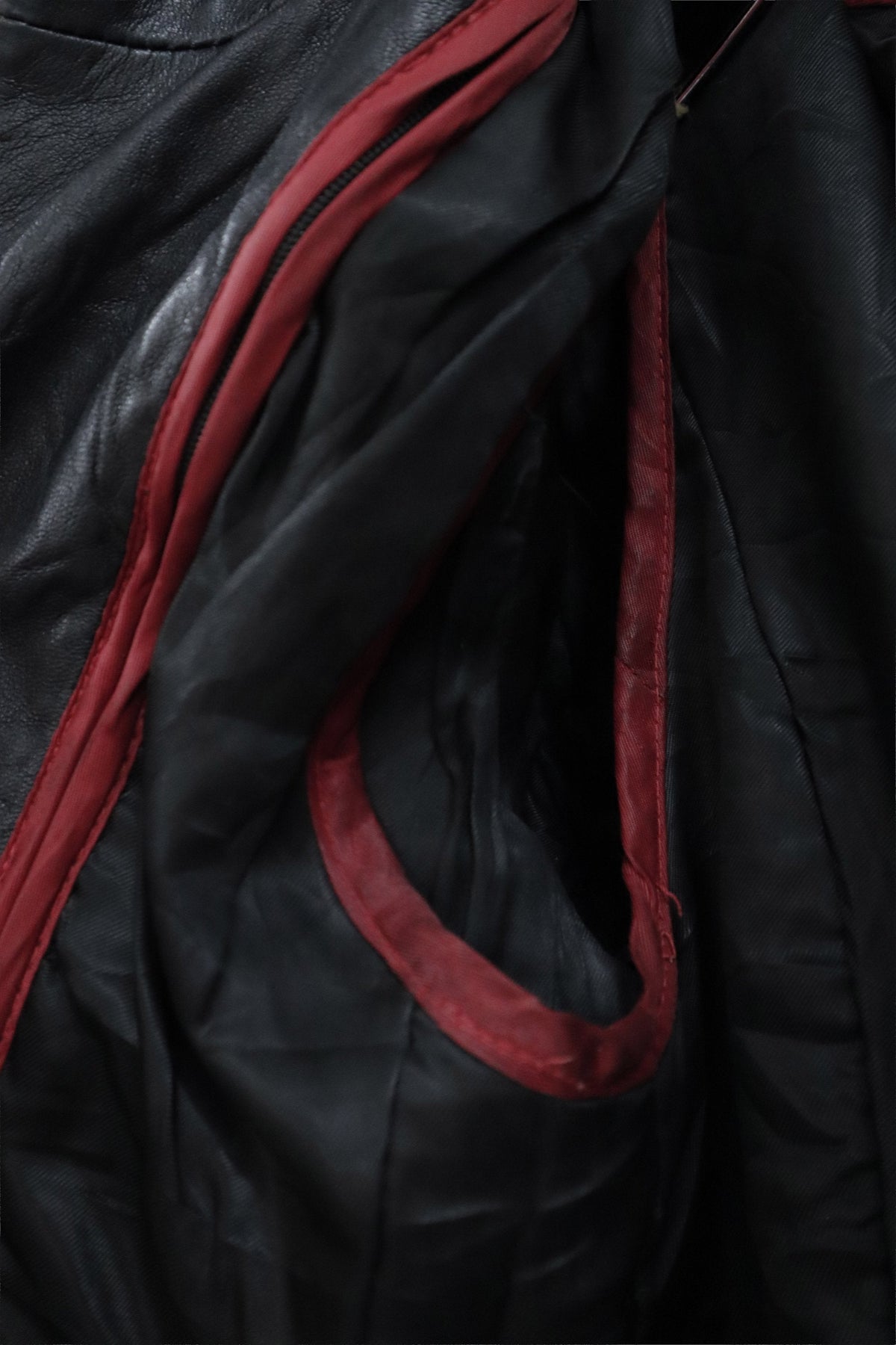lace leather jacket/RM-［2608-104］
