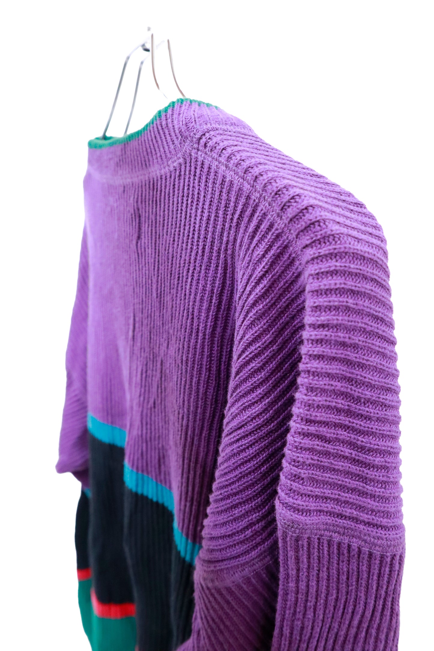 80's Eddie Bauer cotton knit sweater/NV-［2511-097］
