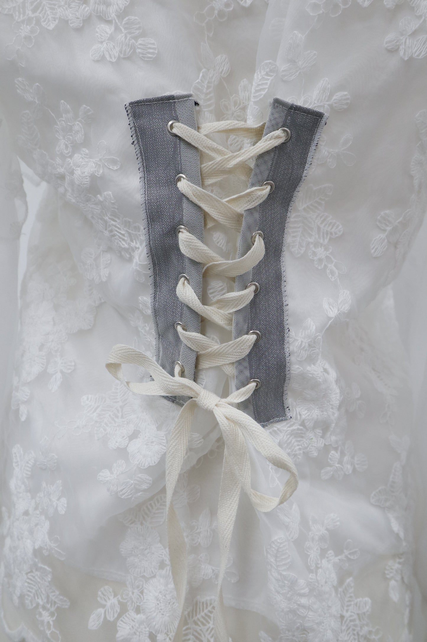 lace up repair shirt/RM-［2605-050］