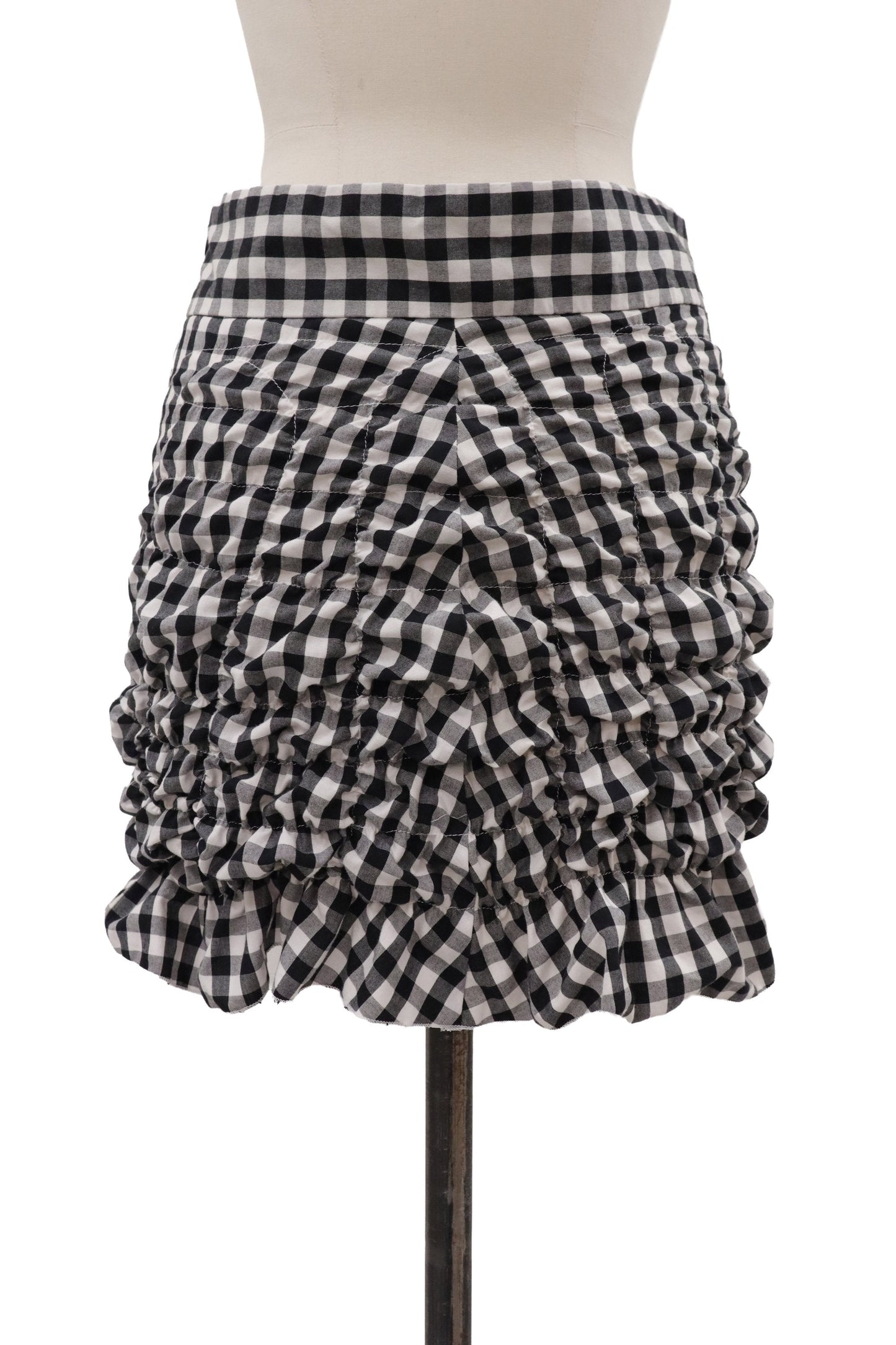 gingham skirt/KUSHA KUSHA PLAN/RM-［2607-053］