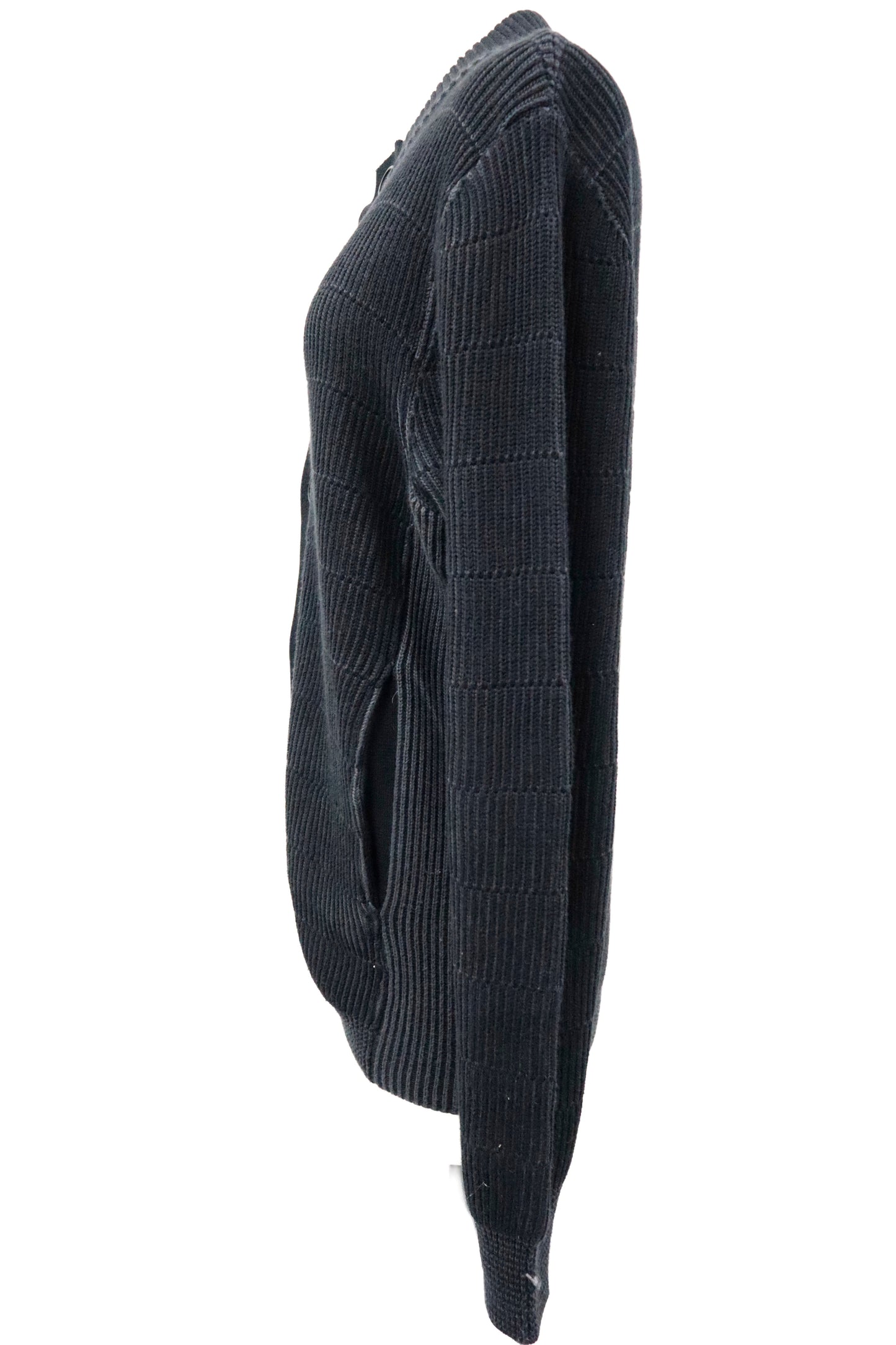rib knit cardigan/U-［2603-001］