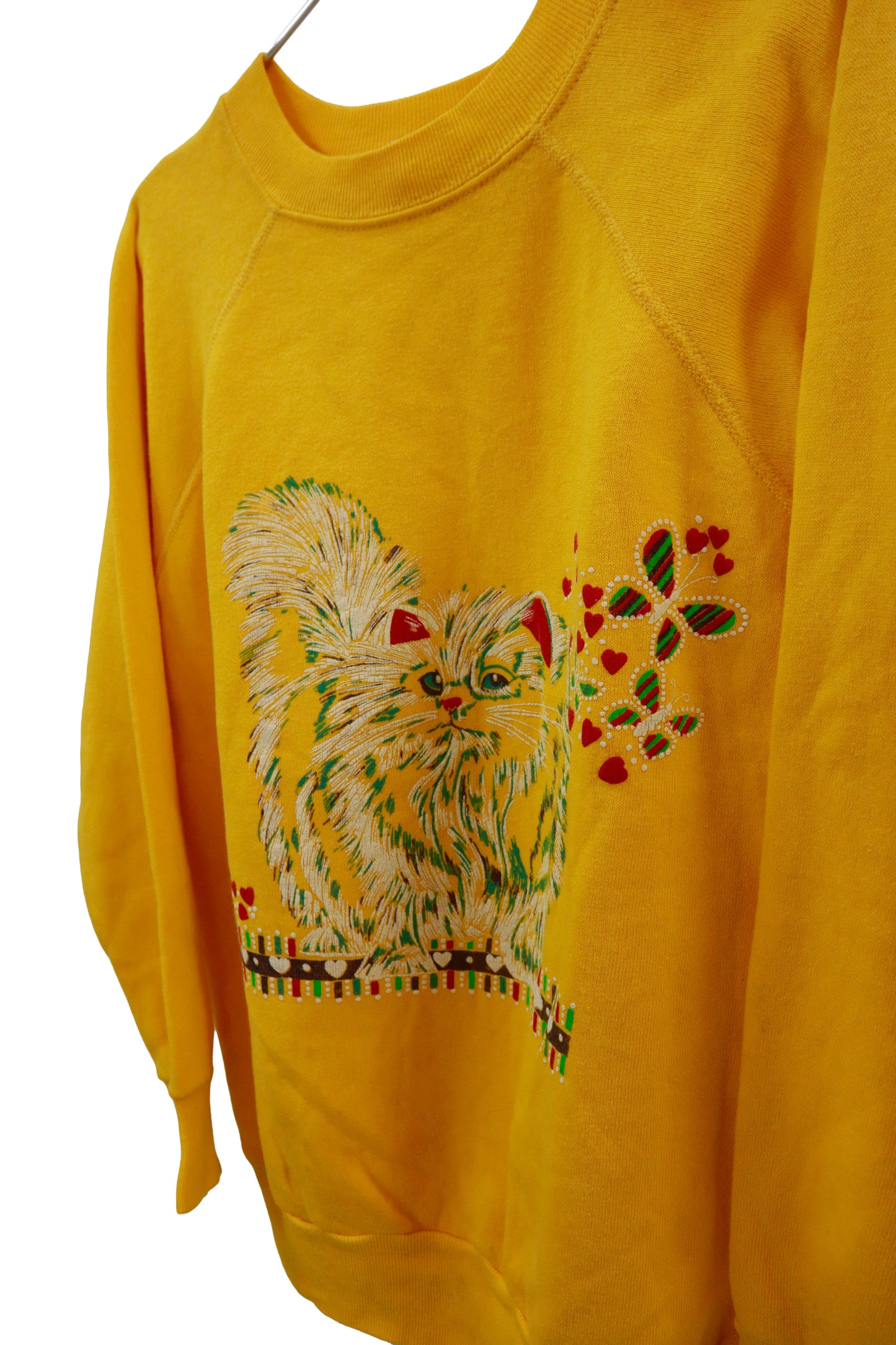 80's raglan sleeve sweatshirt / NV-［2601-001］
