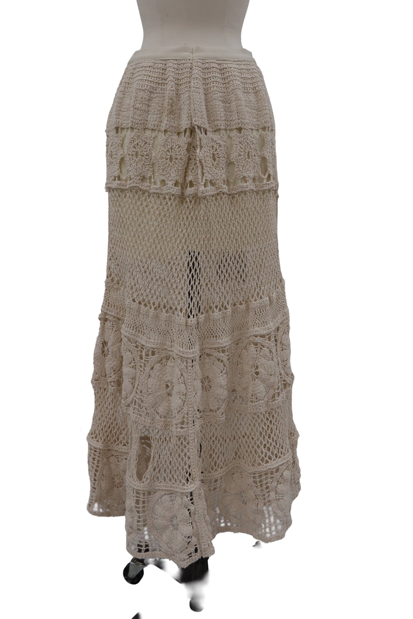 lace mermaid maxi skirt/RM-［2607-022］