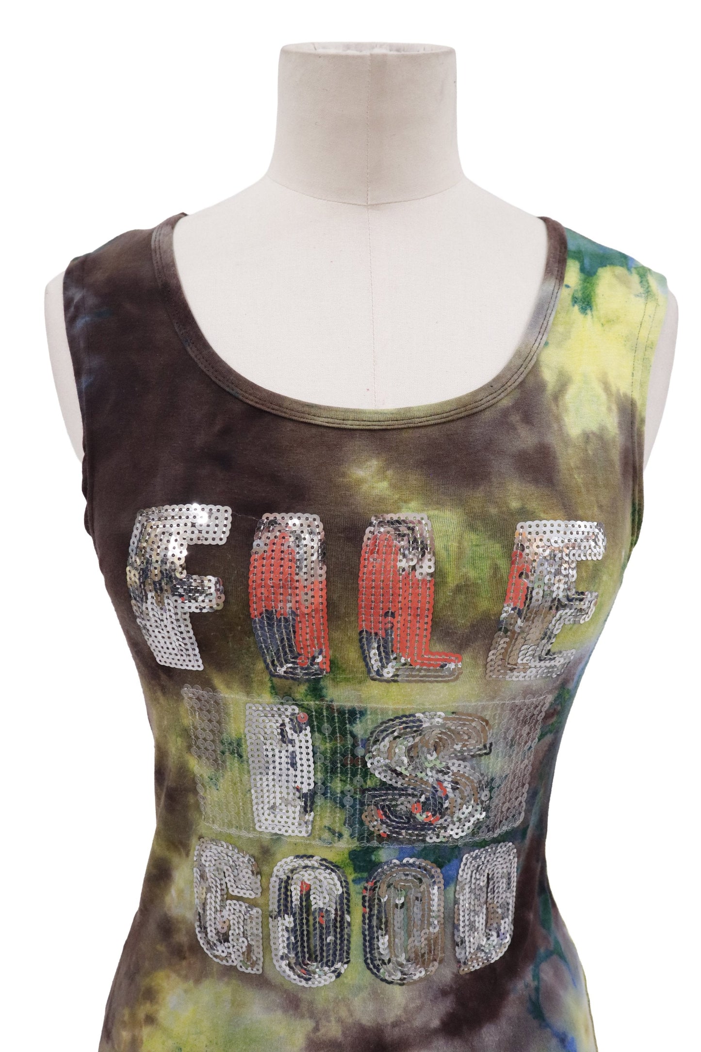 FEEL IS GOOD tie-dye long tanktop/RM-［2607-043］