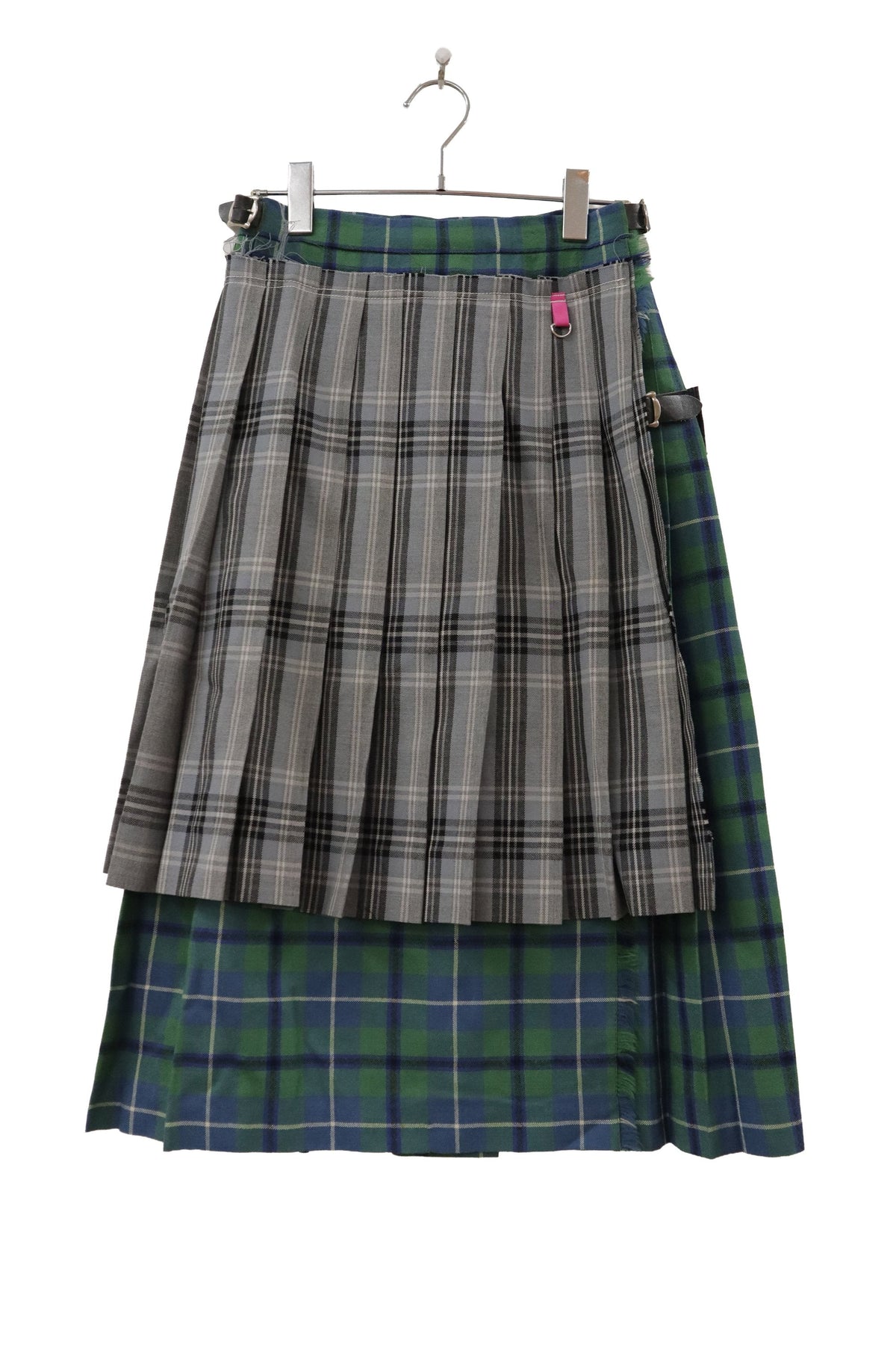 layered pleats skirt/RM-［2608-100］