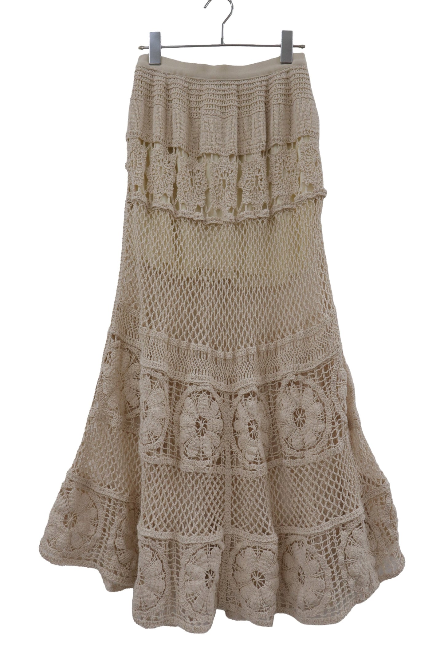lace mermaid maxi skirt/RM-［2607-022］