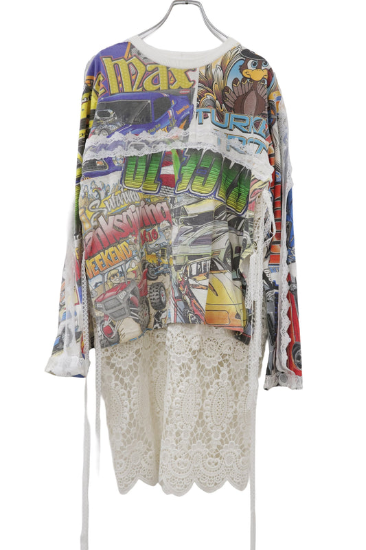 patchwork dress/RM-［2608-084］
