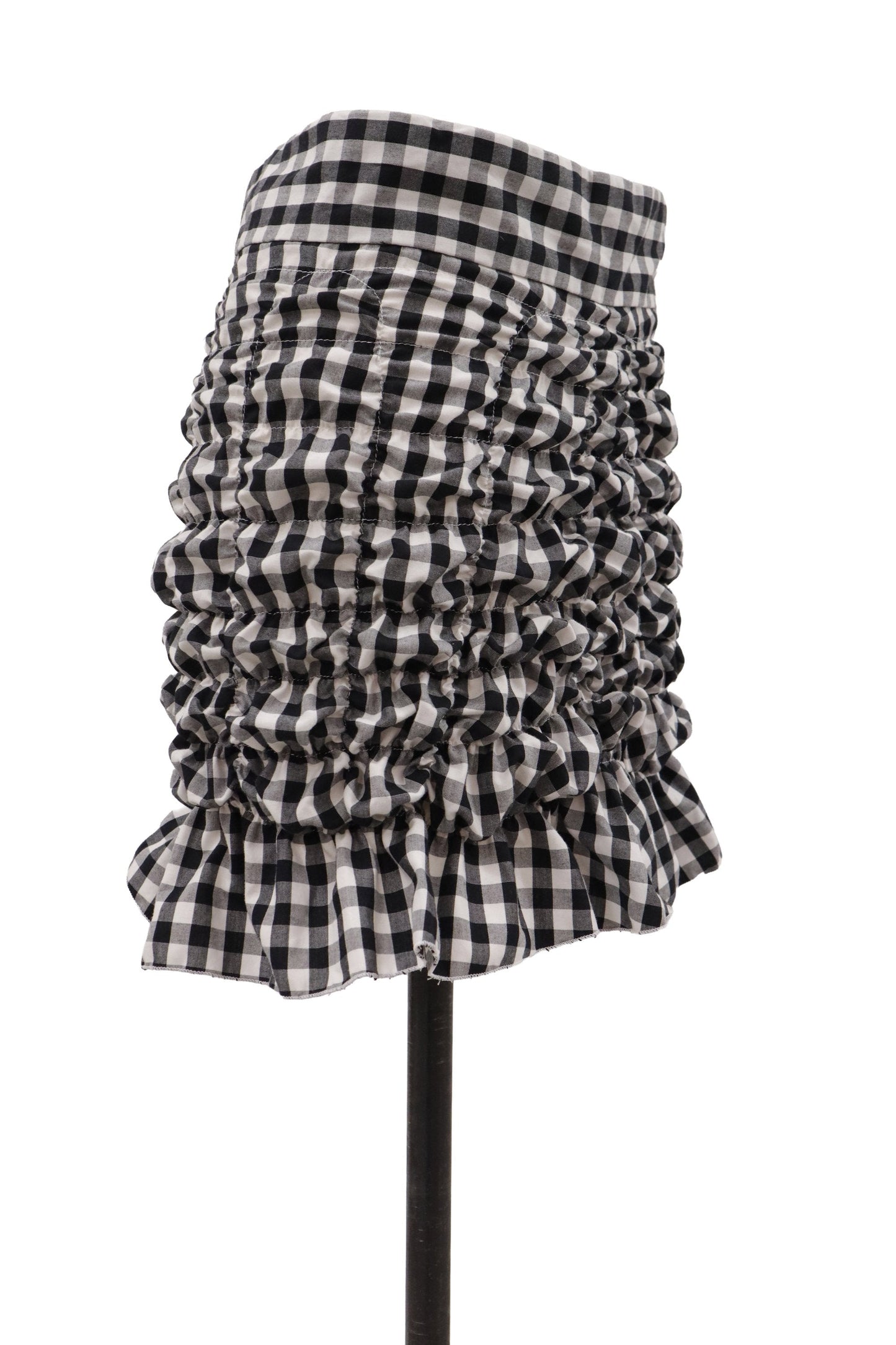 gingham skirt/KUSHA KUSHA PLAN/RM-［2607-053］