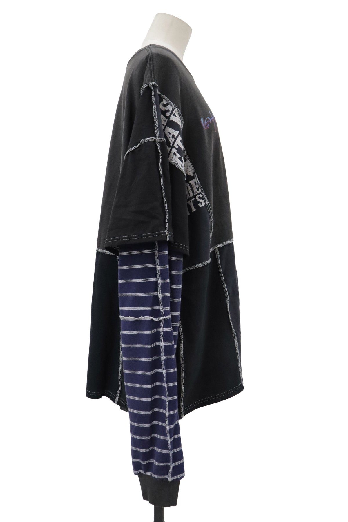 patchwork big long tee/RM-［2608-083］