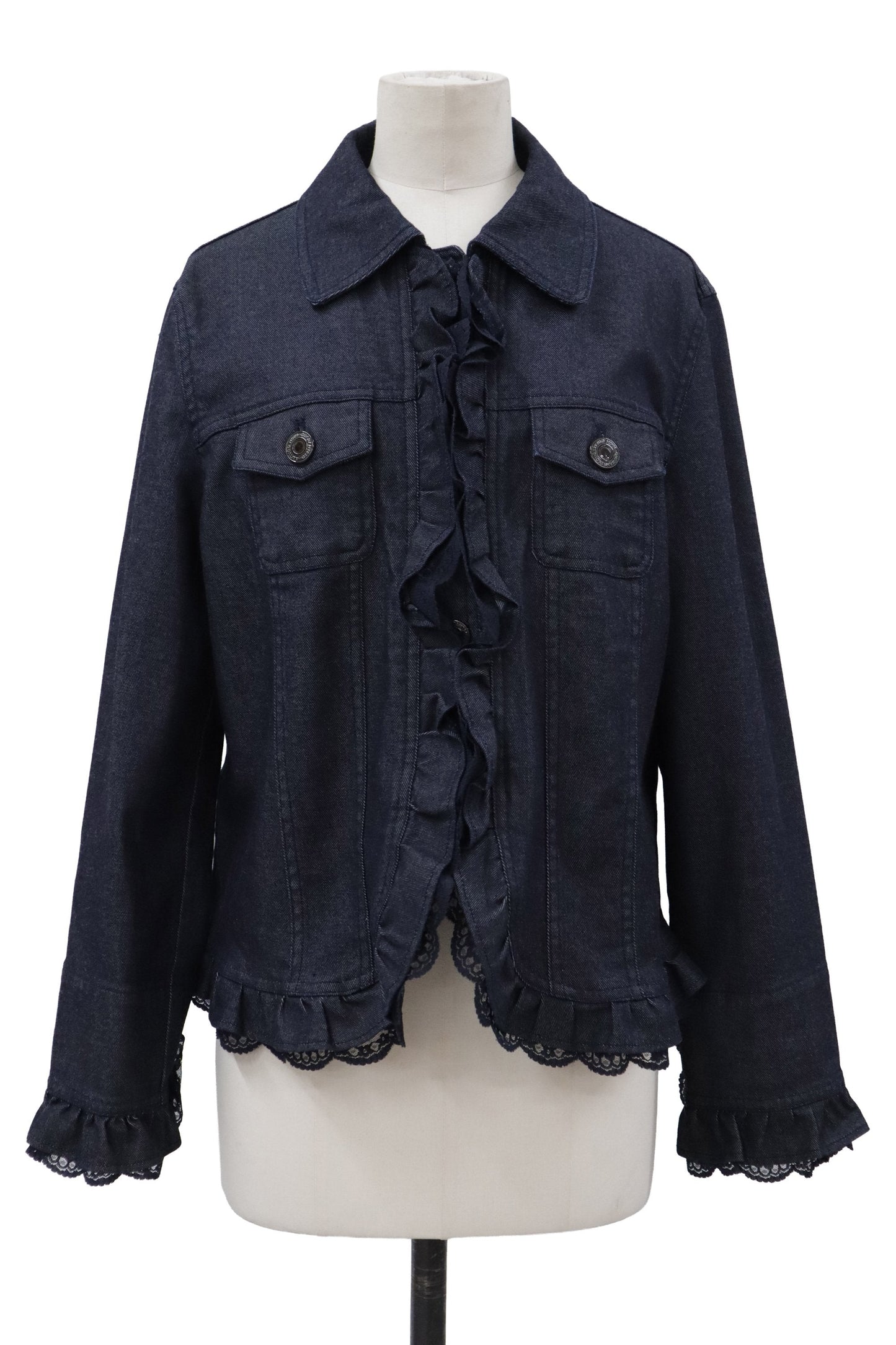 frill denim jacket /U-［2606-010］