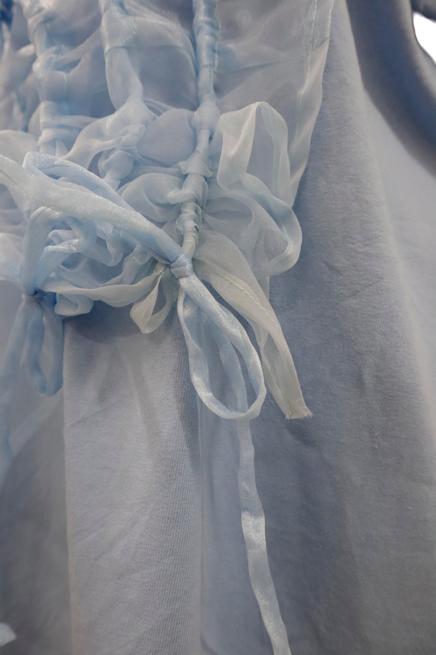 shirring ribbon tee/RM-［2605-031］