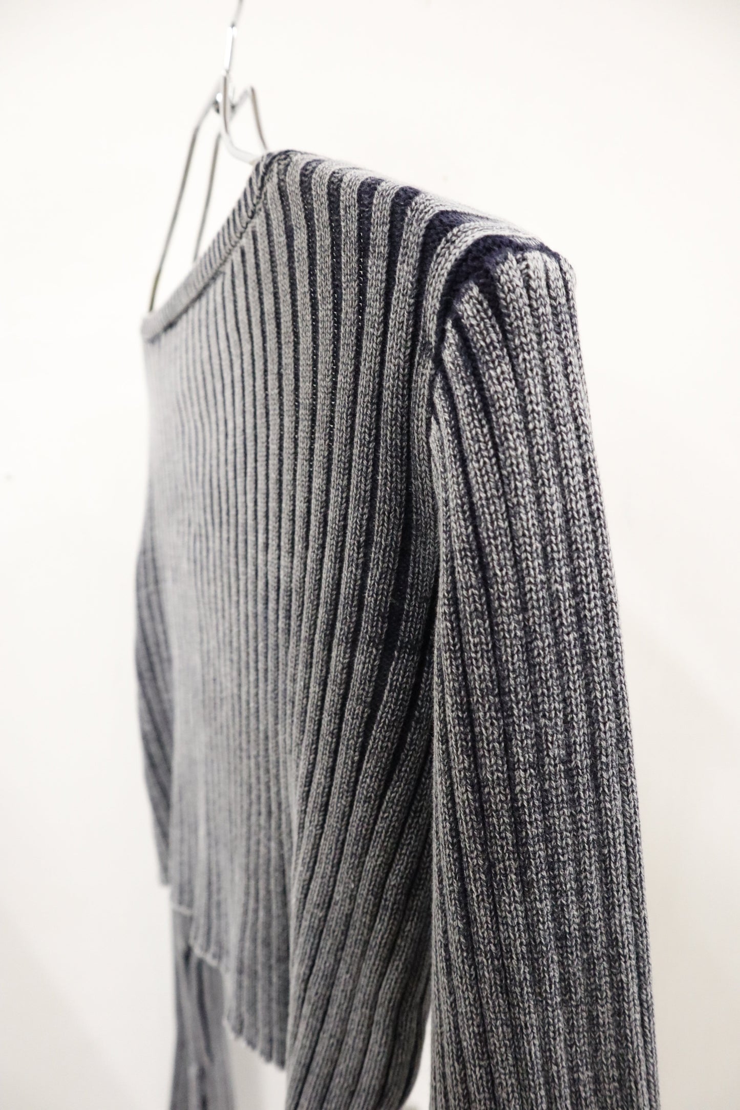 rib knit double ZIP/U-［2603-008］