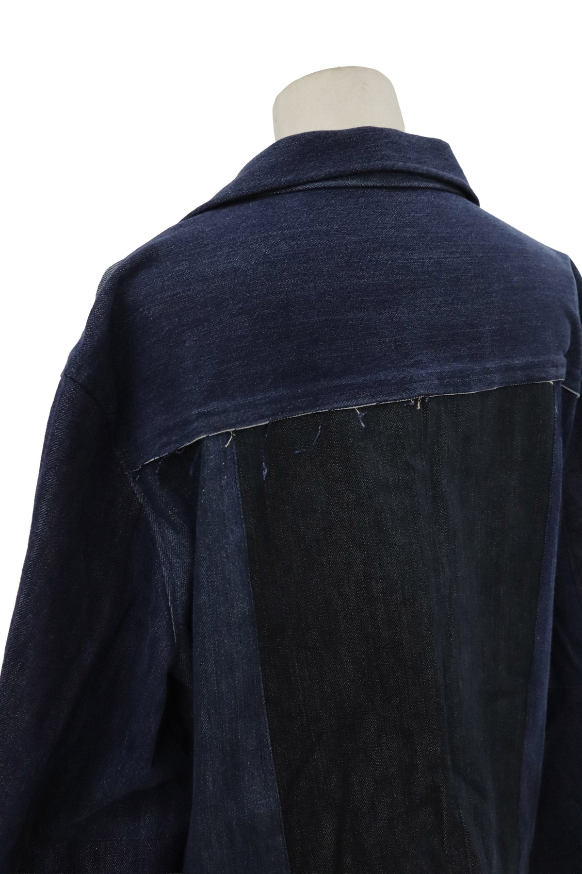 patchwork denim jacket/RM-［2608-096］