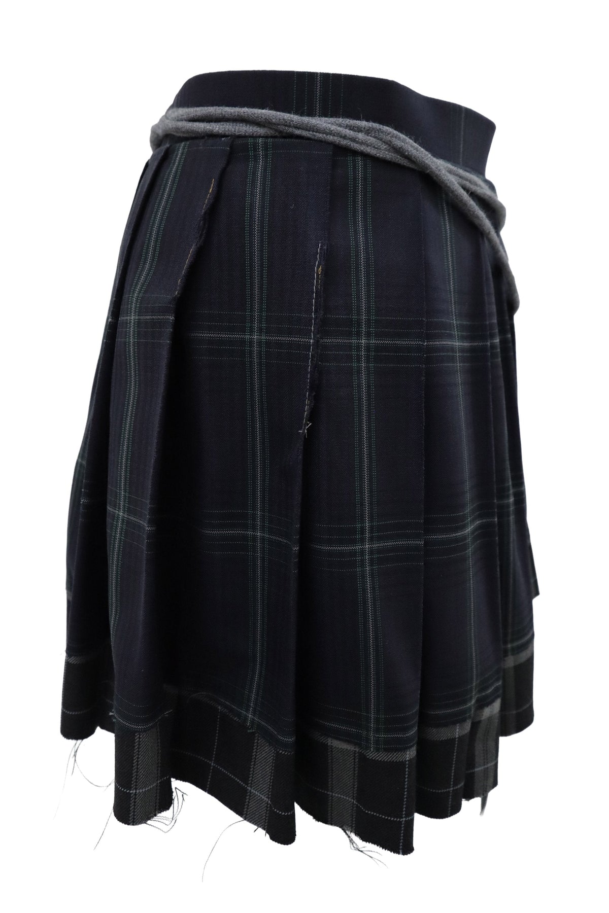 Docking pleats mini skirt/RM-［2608-039］