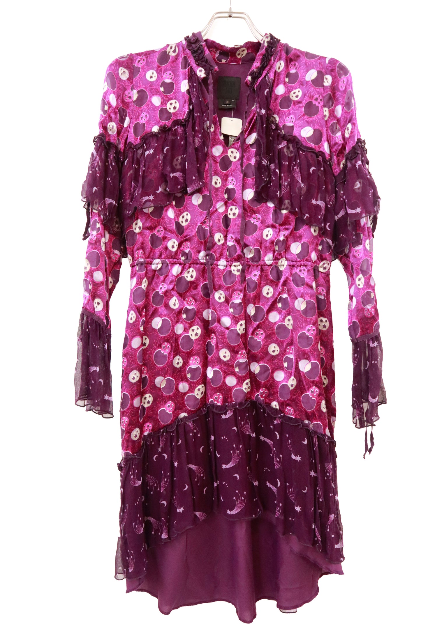 ANNA SUI/dot print dress/NV-［2511-081］