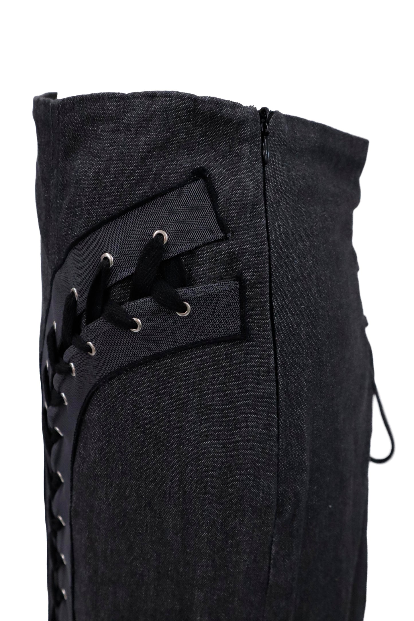 lace up skirt/RM-［2605-057］