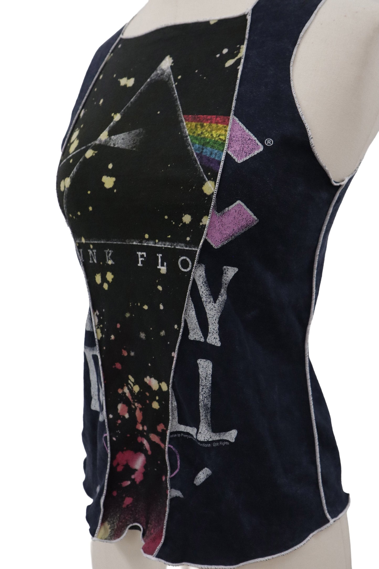 Pink Floyd colorblock tank/RM-［2607-030］