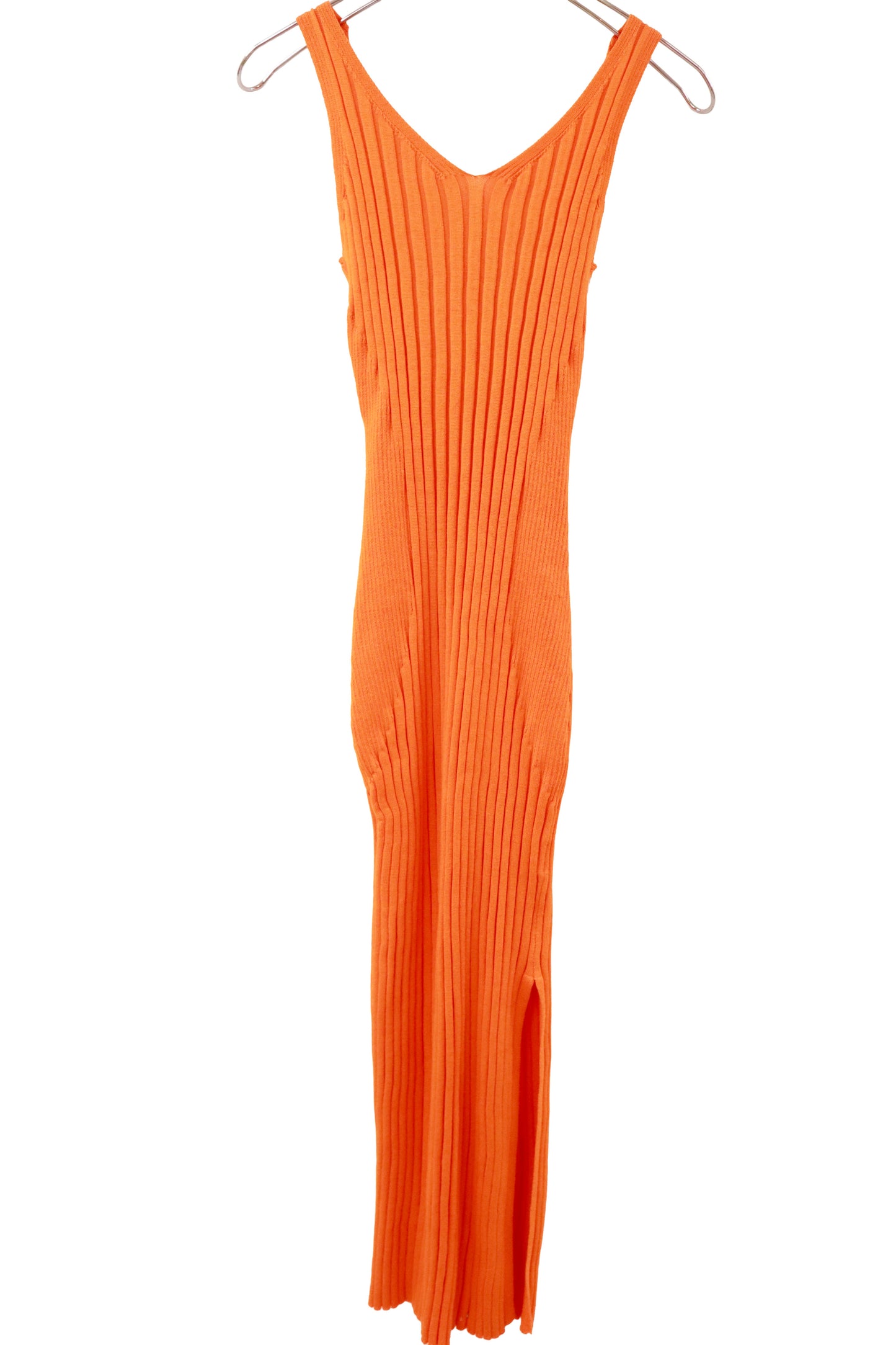 rib knit dress/U-［2511-008］