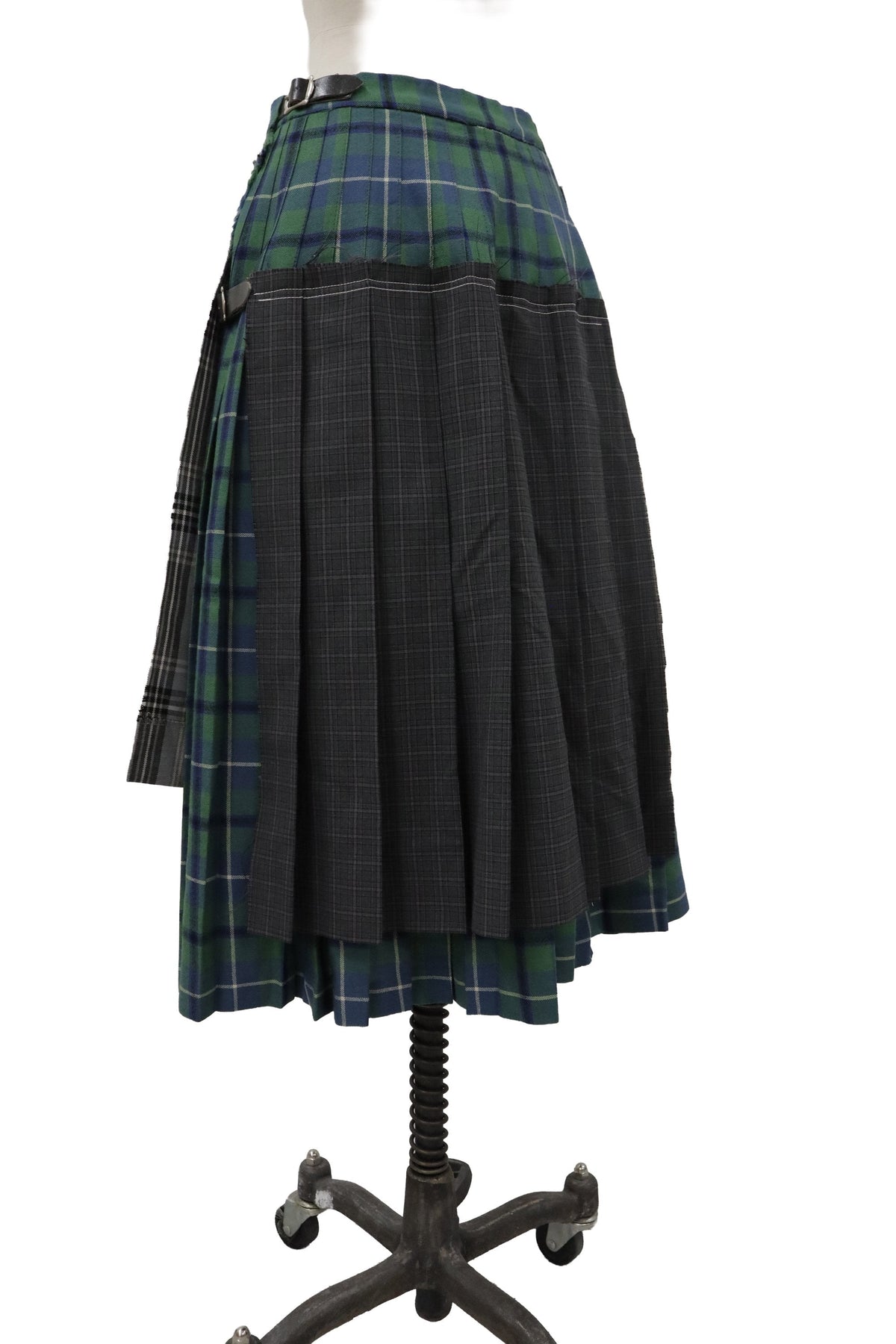 layered pleats skirt/RM-［2608-100］