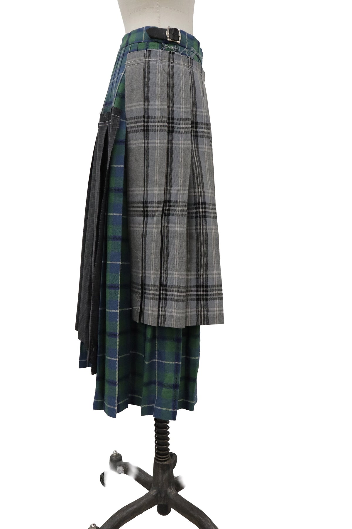 layered pleats skirt/RM-［2608-100］