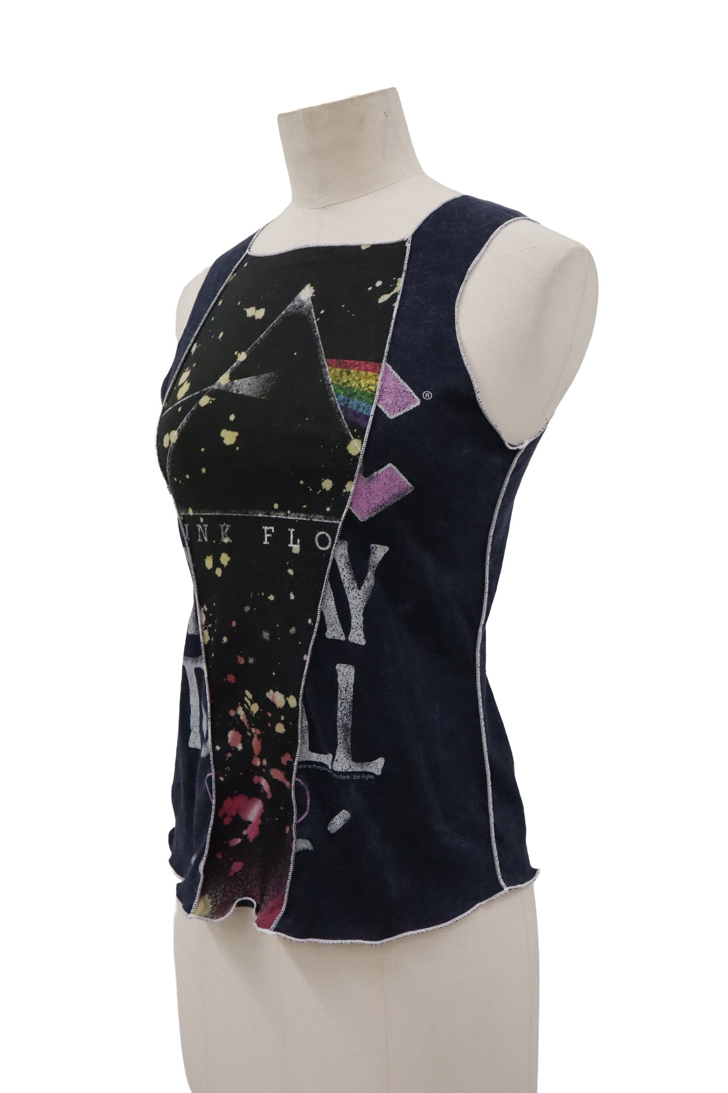 Pink Floyd colorblock tank/RM-［2607-030］
