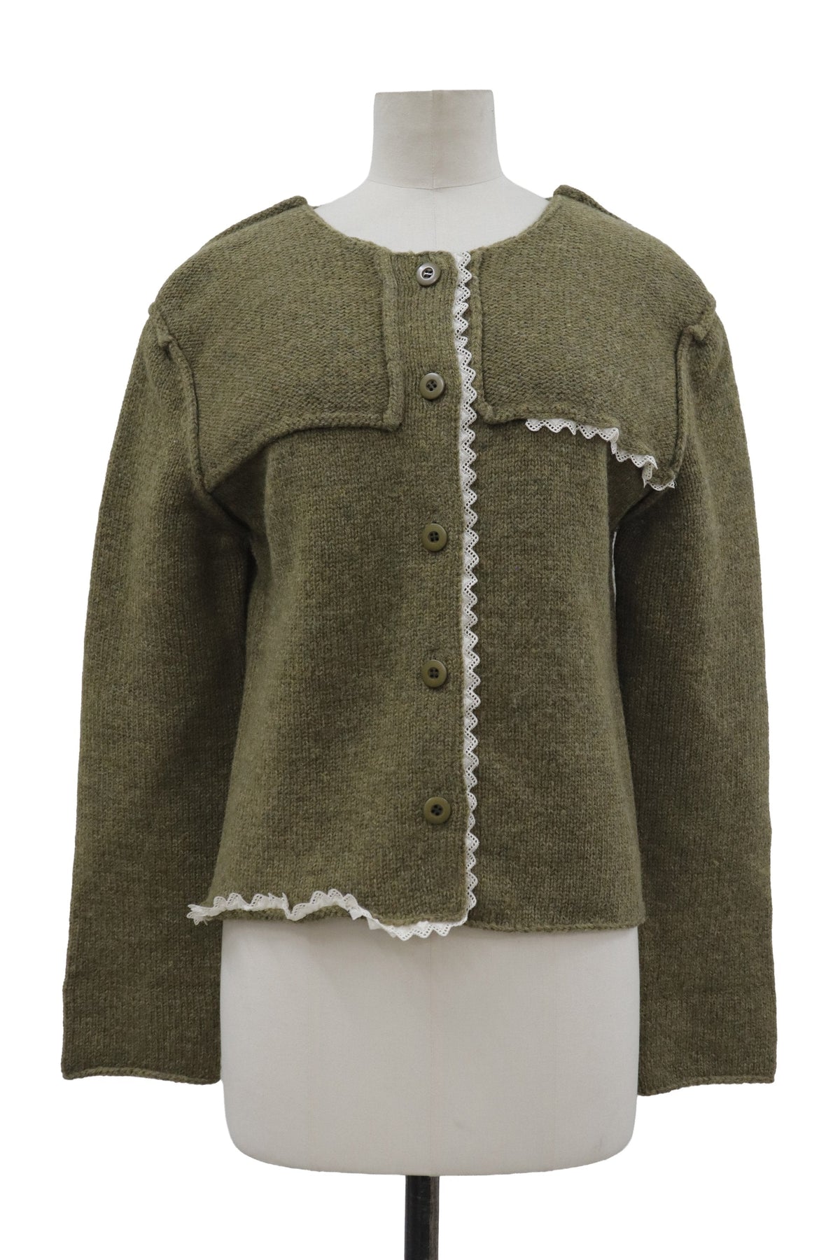 lace knit cardigan/RM-［2608-103］