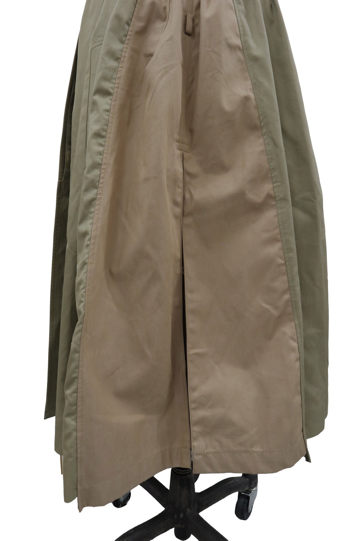 upcycled trench coat skirt/RM-［2608-019］