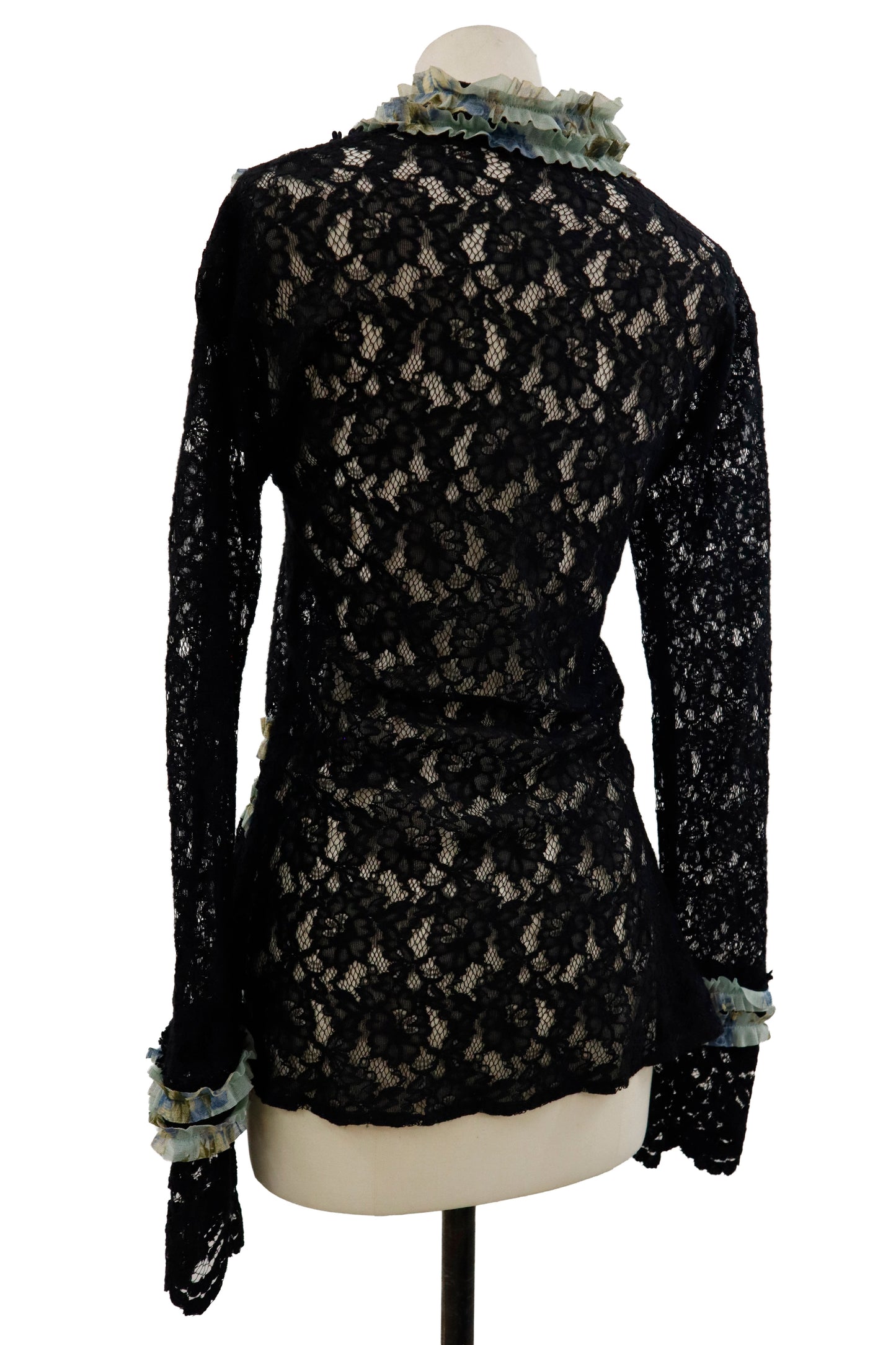 frill lace shirt/RM-［2604-035］