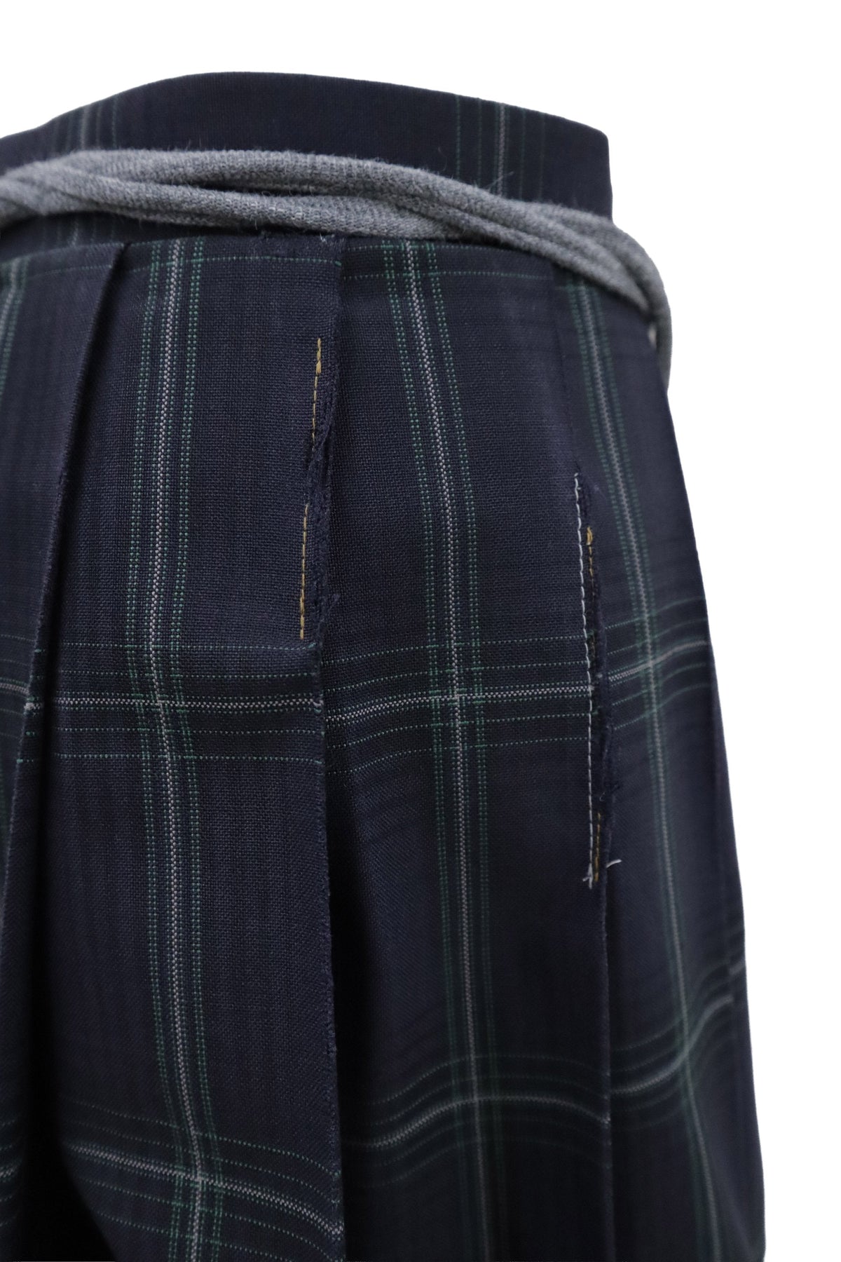 Docking pleats mini skirt/RM-［2608-039］