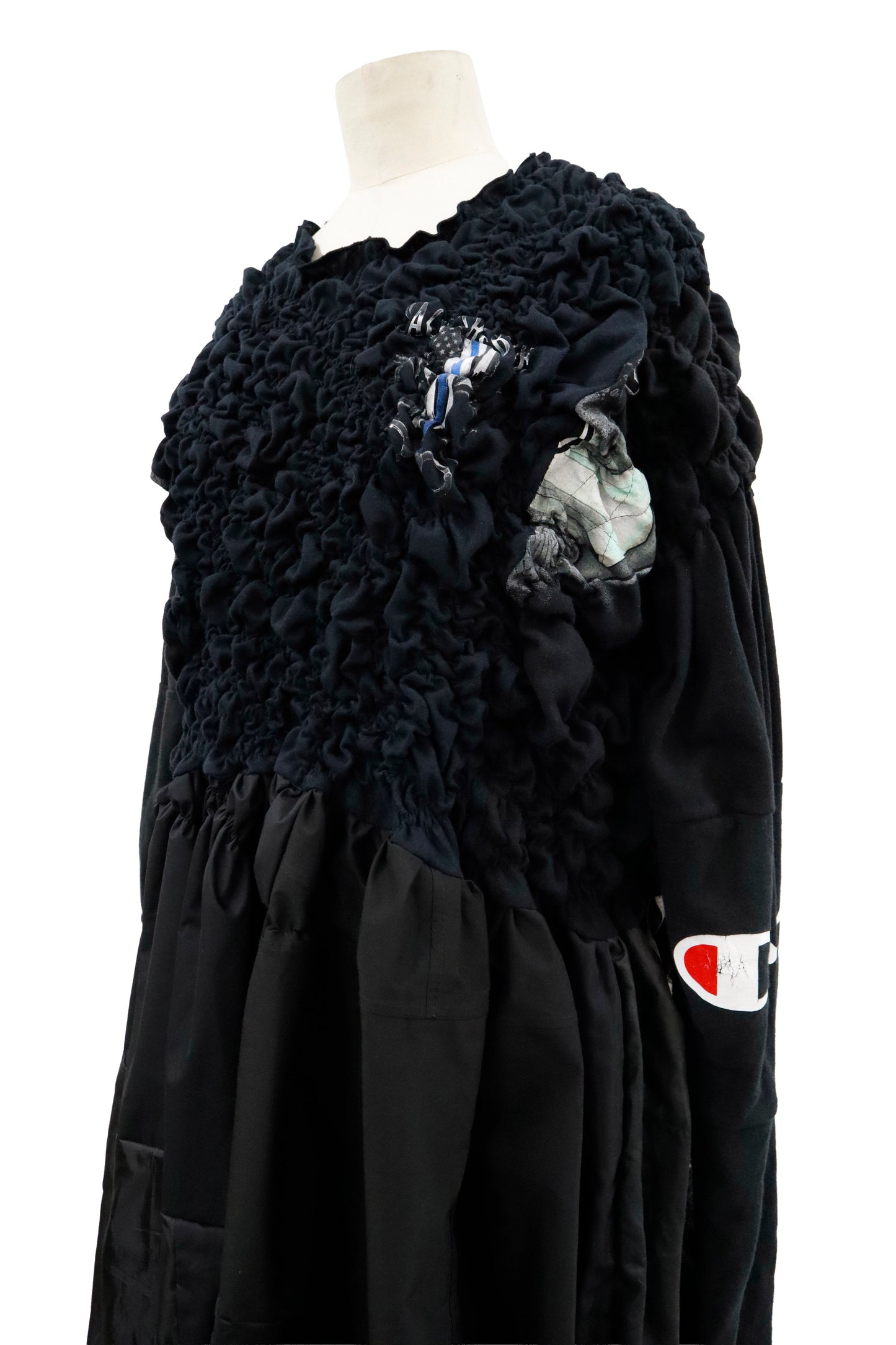 KUSHA KUSHA PLAN/cut saw dress/RM-［2604-005］
