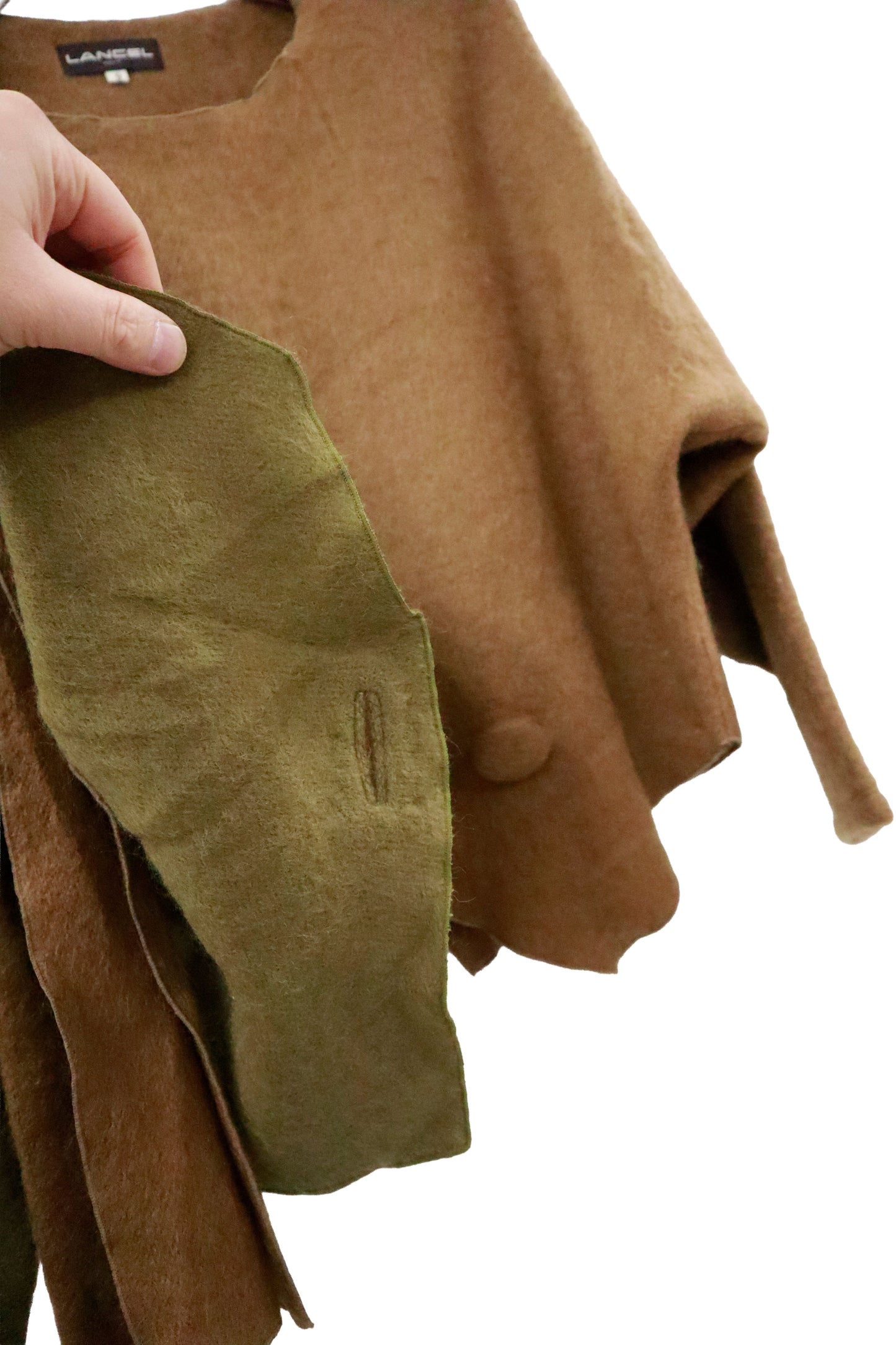 90's LANCEL deformed jacket / NV-［2601-055］